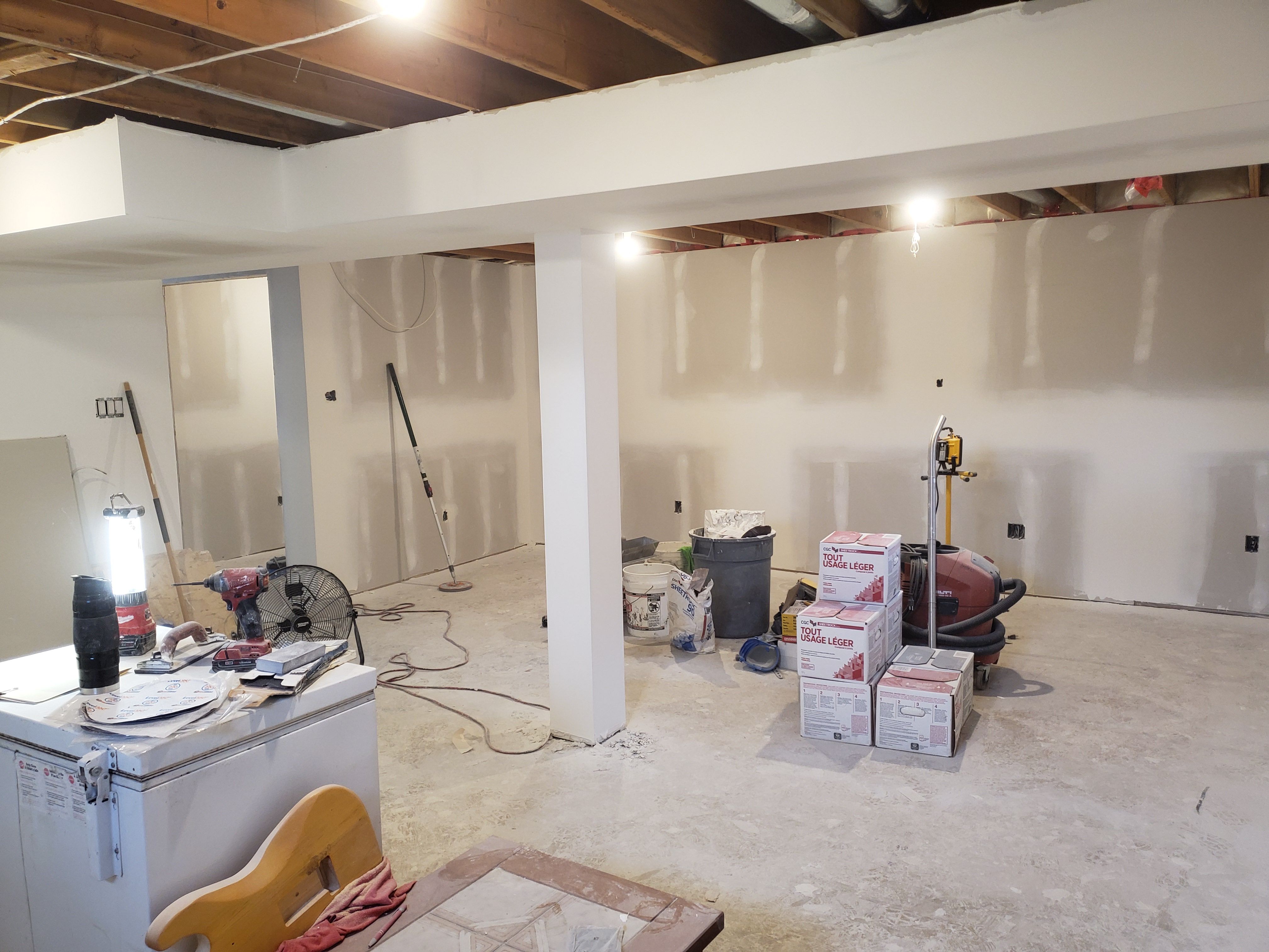 Basement Renovation by Impact Construction Sudbury