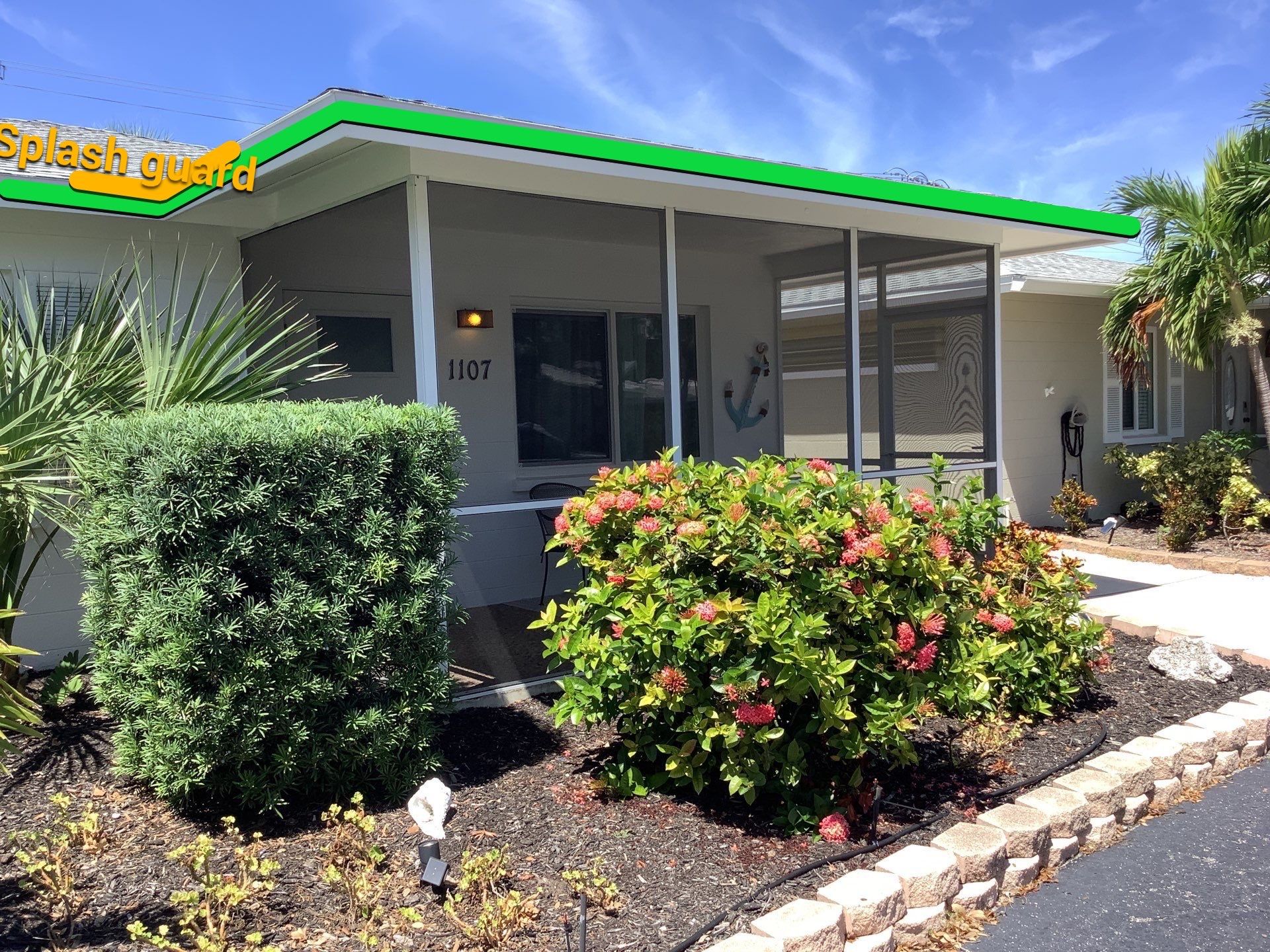 Gutter Guard System Installation in Siesta Key FL by Gutter Professors