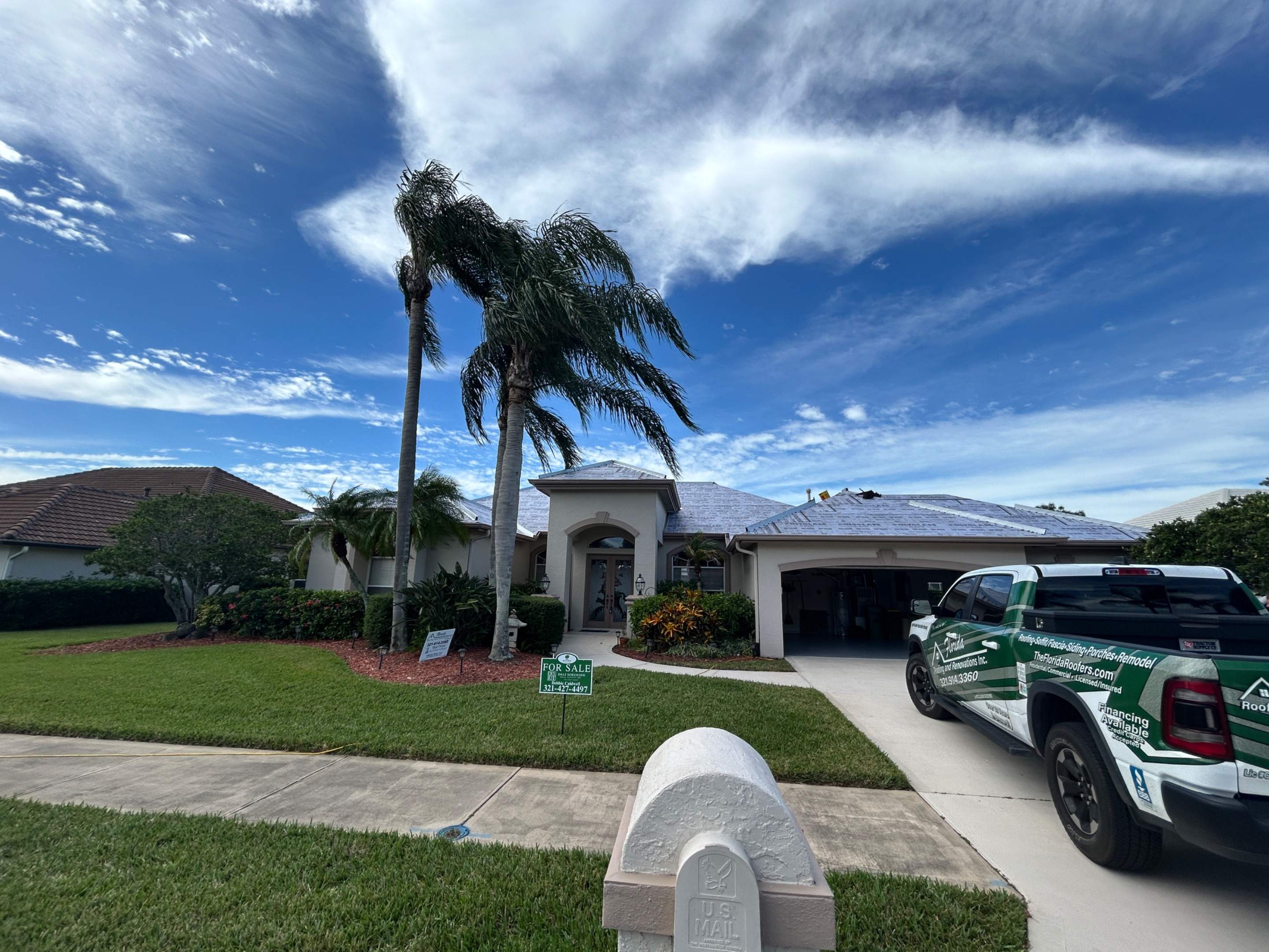 Residential Tile Roof Replacement in the Suntree Neighborhood of Melbourne by Florida Roofing and Renovations Inc.