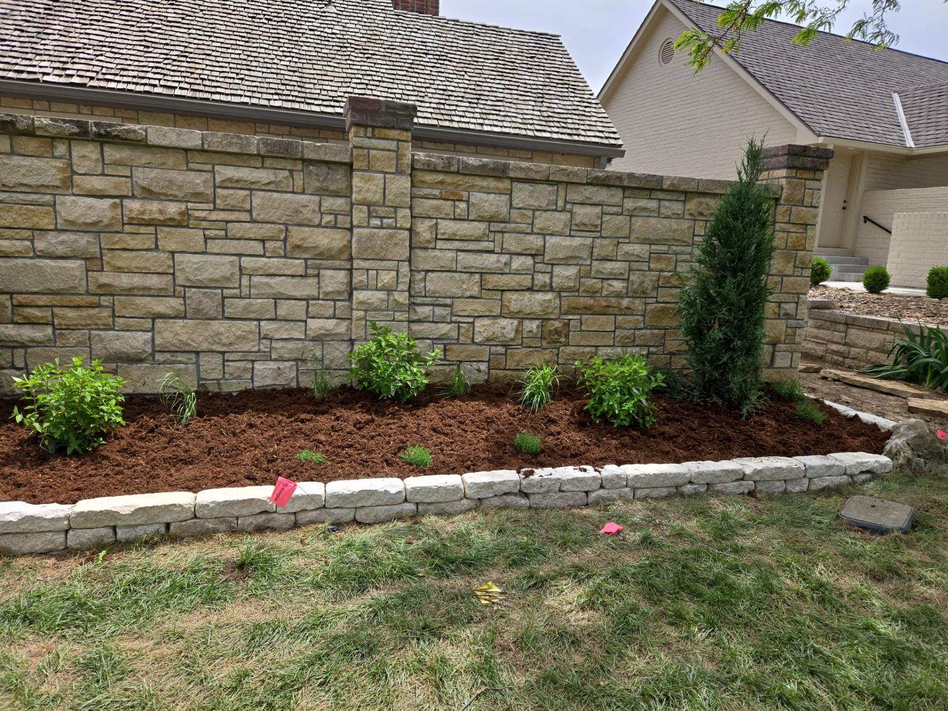 Project in Wichita by Four Star Lawn Care