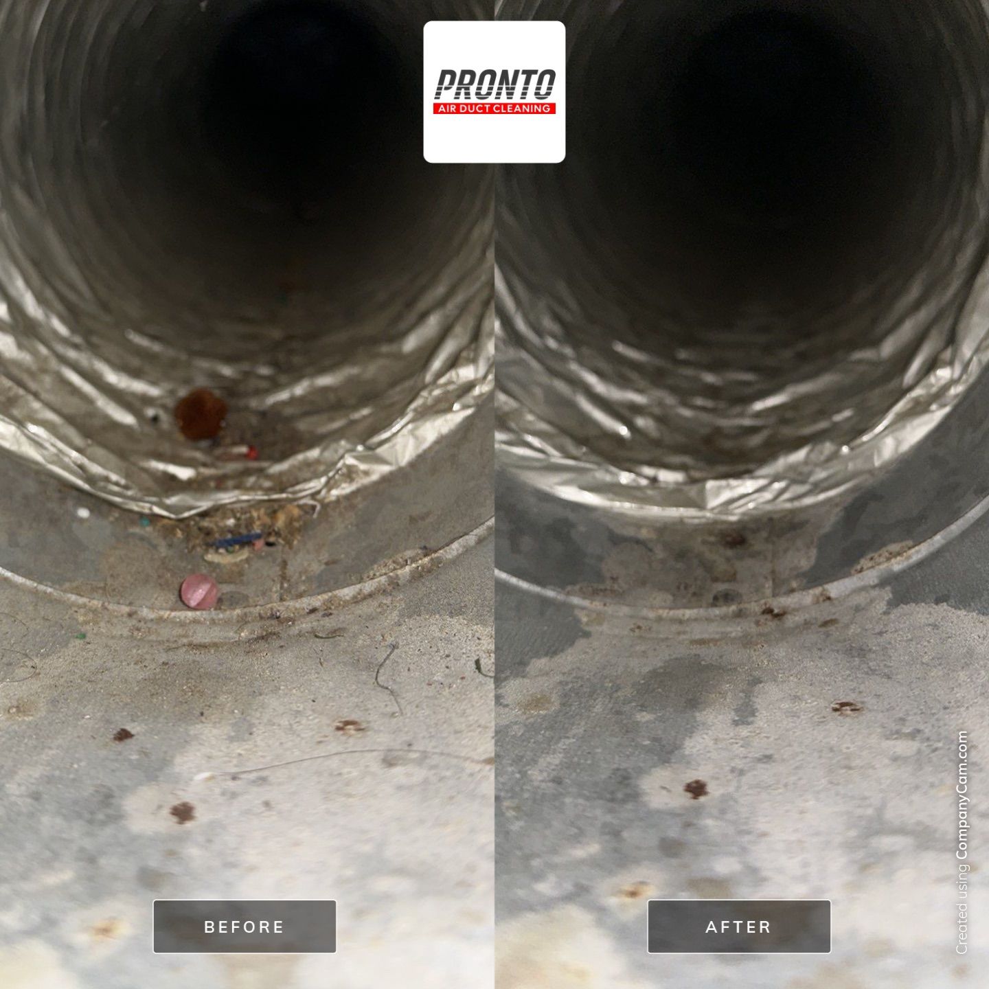 Air duct cleaning using Hypervac by Pronto Air Duct Cleaning