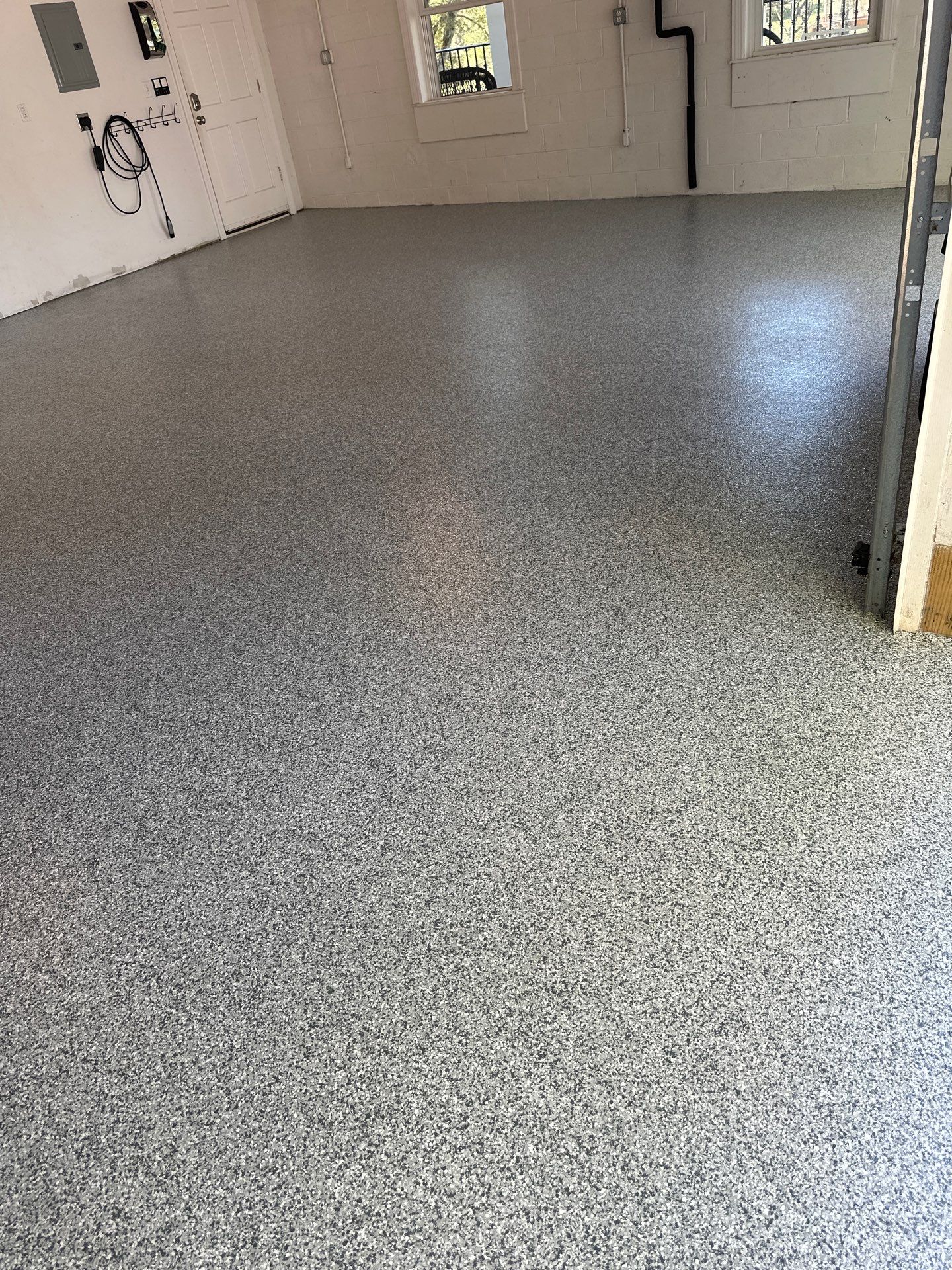 Garage Floor Coating using Gravel by My Garage Floor Guys