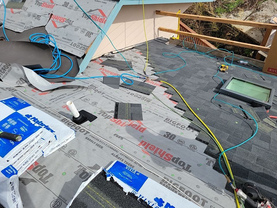 Residential Roofing Installation using Malarkey Highlander with Vented Ridge by Orezona Building & Roofing Company, Inc.