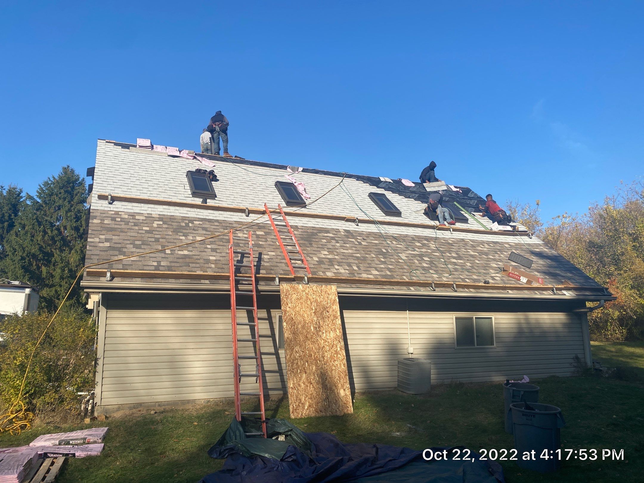 Roof Replacement using Owens Corning by 180 Contractors