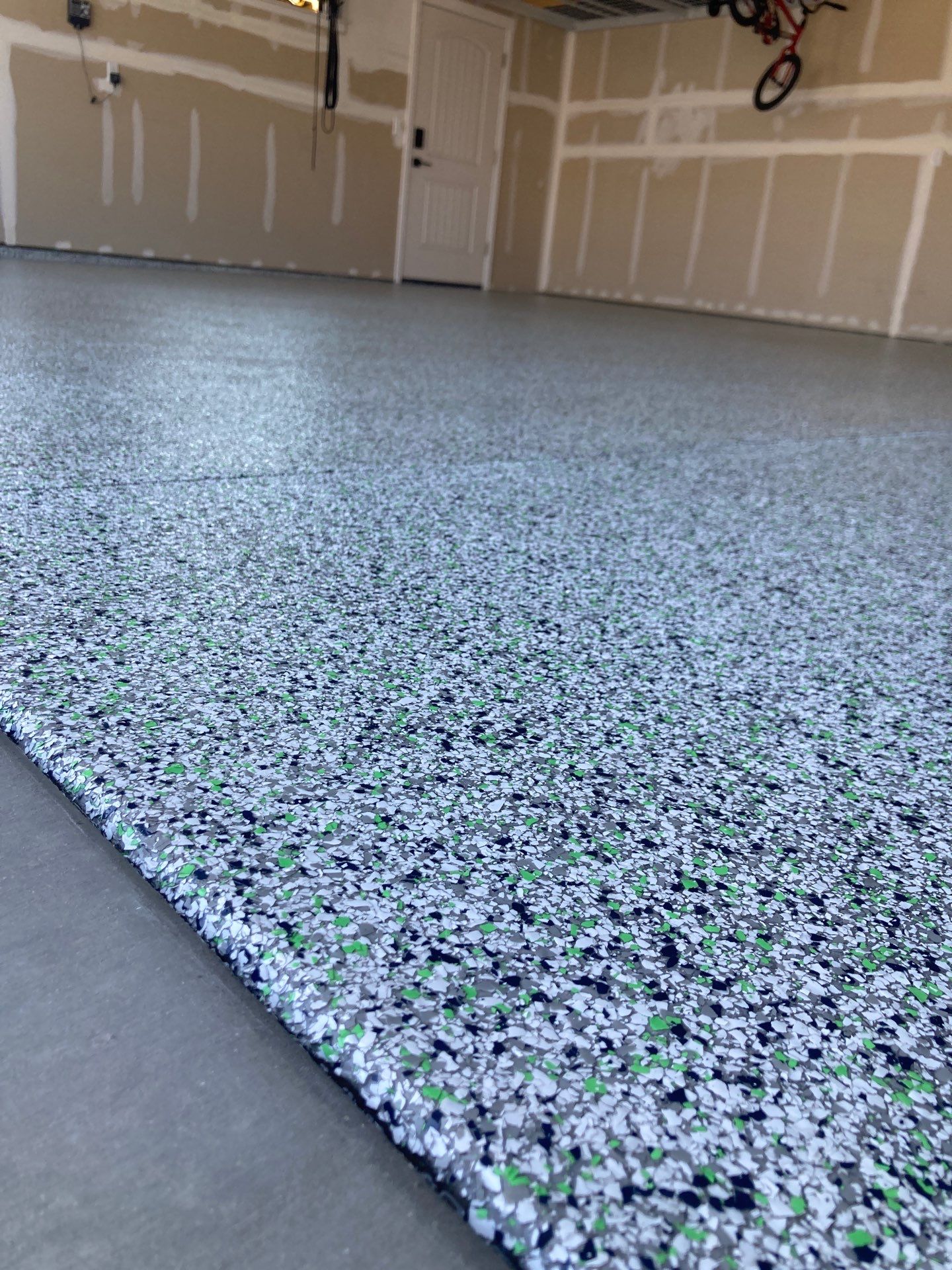 Garage Transformation using Custom Boom by Croc Coatings, LLC