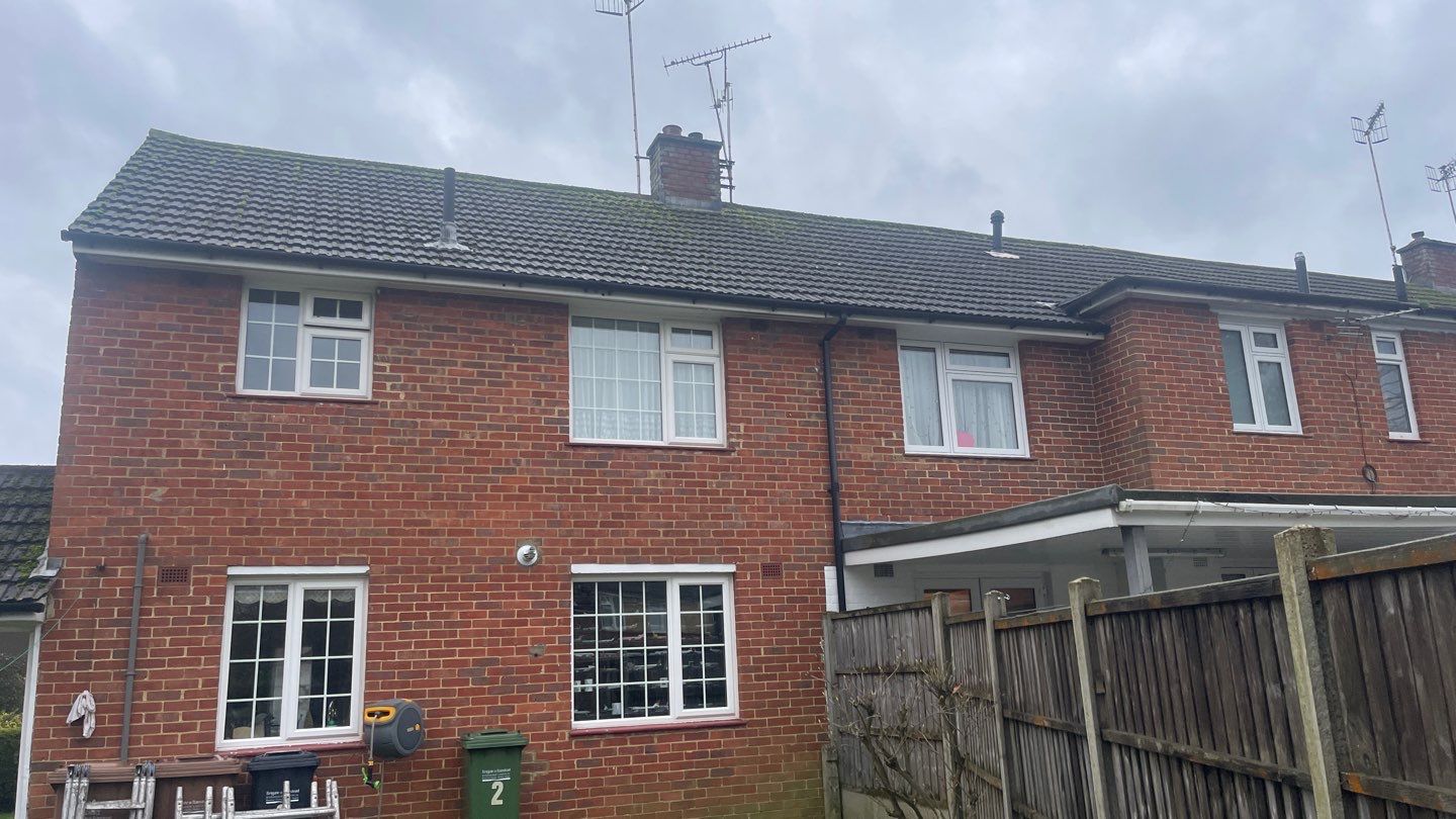 Roof Cleaning and Biocide Treatment using Honda 15lpm Low Pressure Washing Machine by Ges Exterior Cleaning ltd