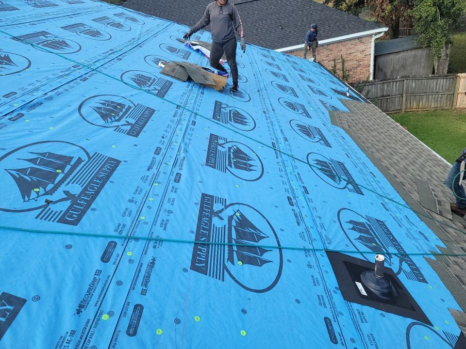 Residential Roofing Installation using Roof Replacement by American Roofing & Construction LLC