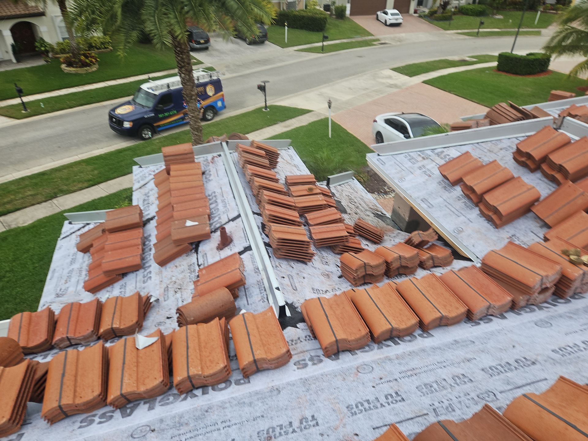 Residential Roofing Installation using WestLake Roofing Tile by BLUES BROTHERS ROOFING