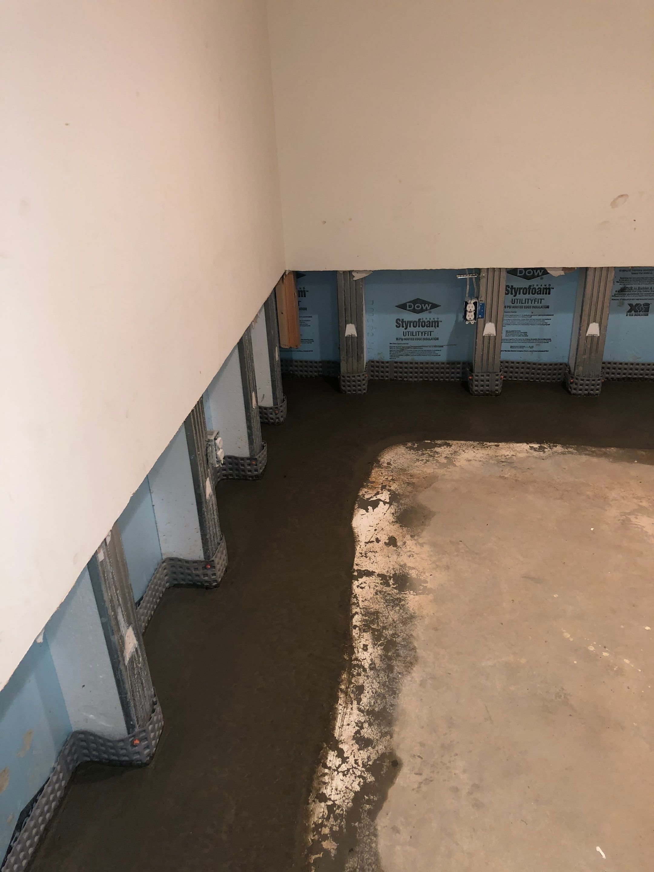 Interior French Drain Job in Summit, NJ by Pure Service Pro, LLC 