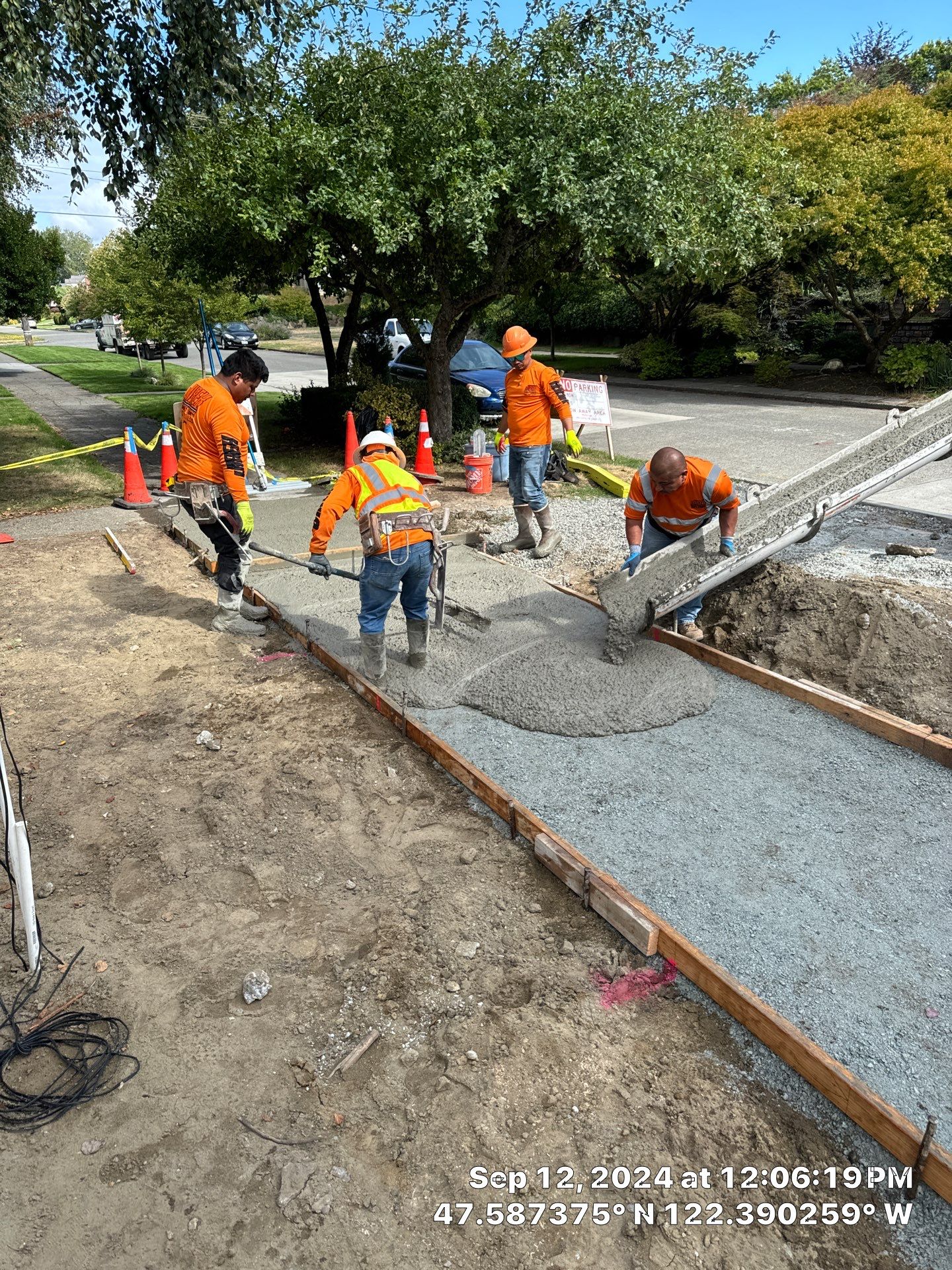 David | Concrete Sidewalk by Jireh Asphalt & Concrete Inc 