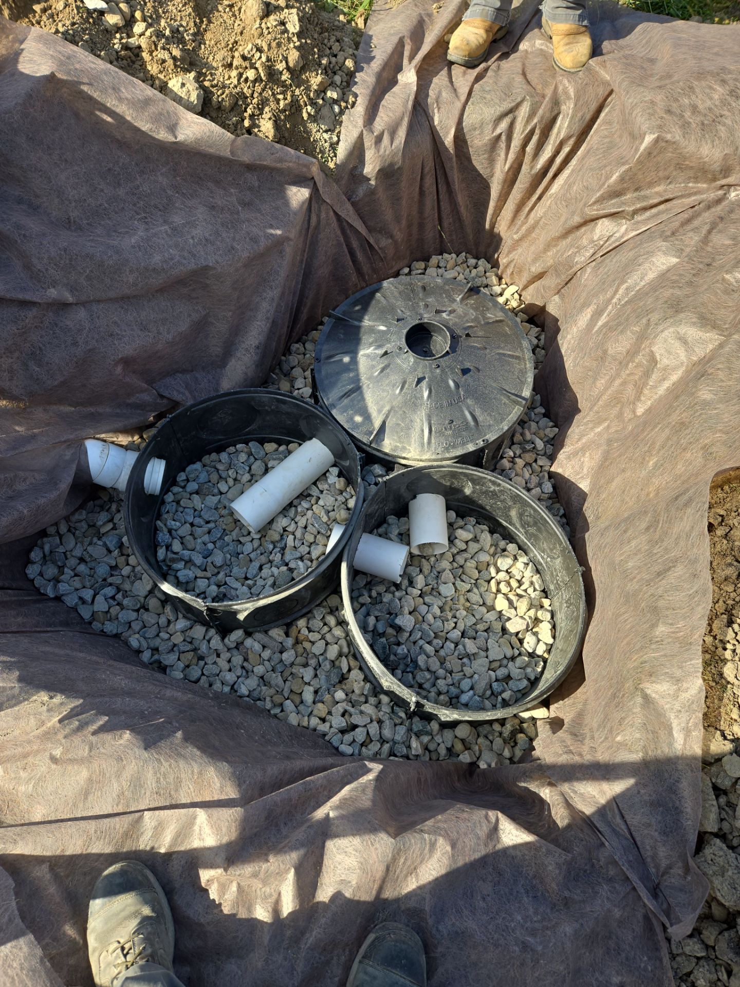 Exterior Open Faced Drainage  by Homeward Environmental LLC