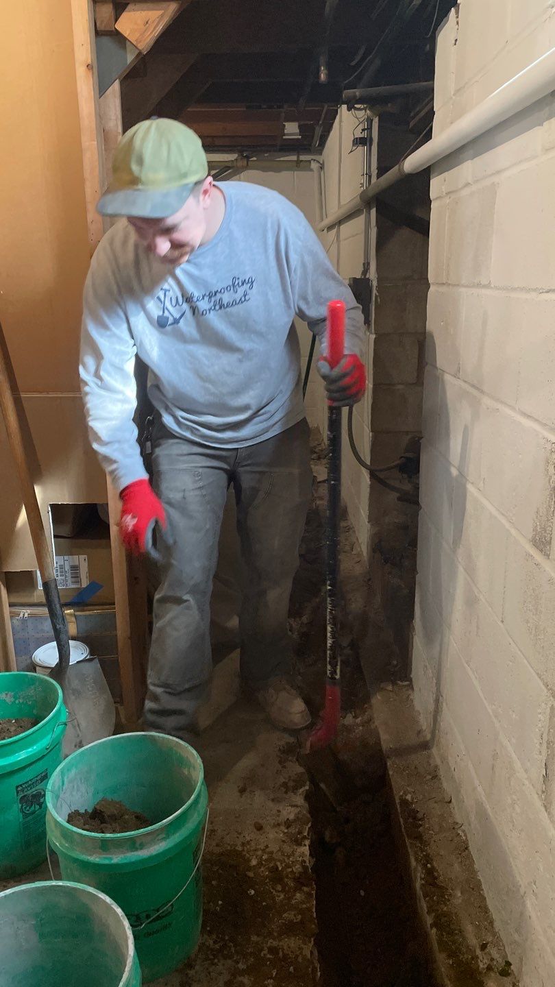 Basement Waterproofing in Crystal by Waterproofing Northeast