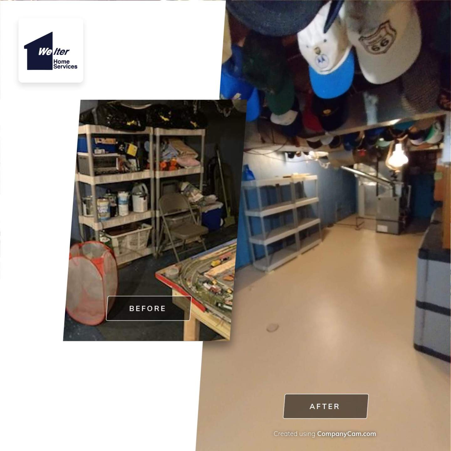 Basement Floor Remodel by Welter Home Services