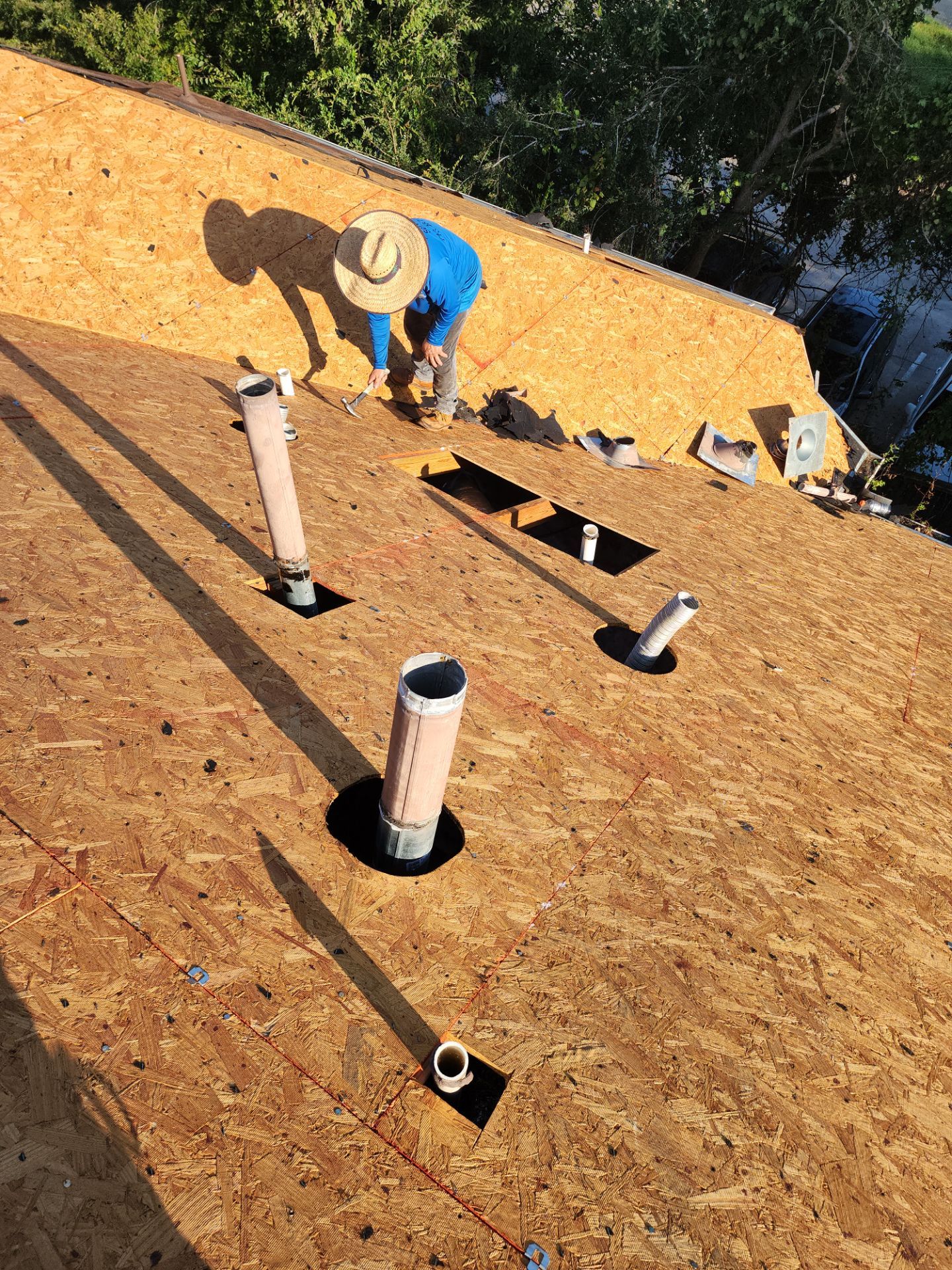 Residential Roofing Installation using Owen's Corning Duration (Lifetime) Shingles by Roof Repair Company