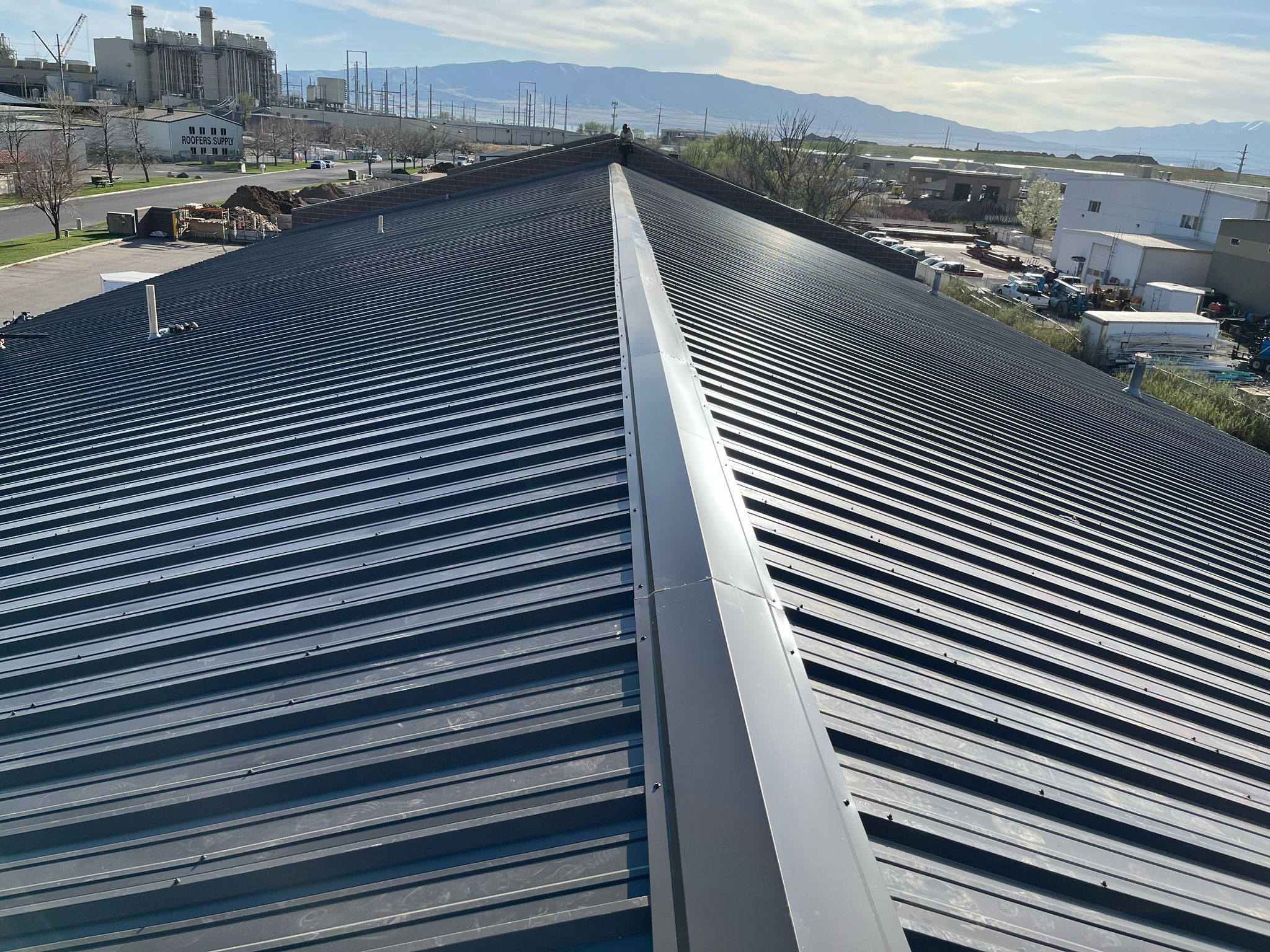 Commercial Roof Replacement – PBR Metal Panels After Hail Damage by ASAP Roofing & Exteriors