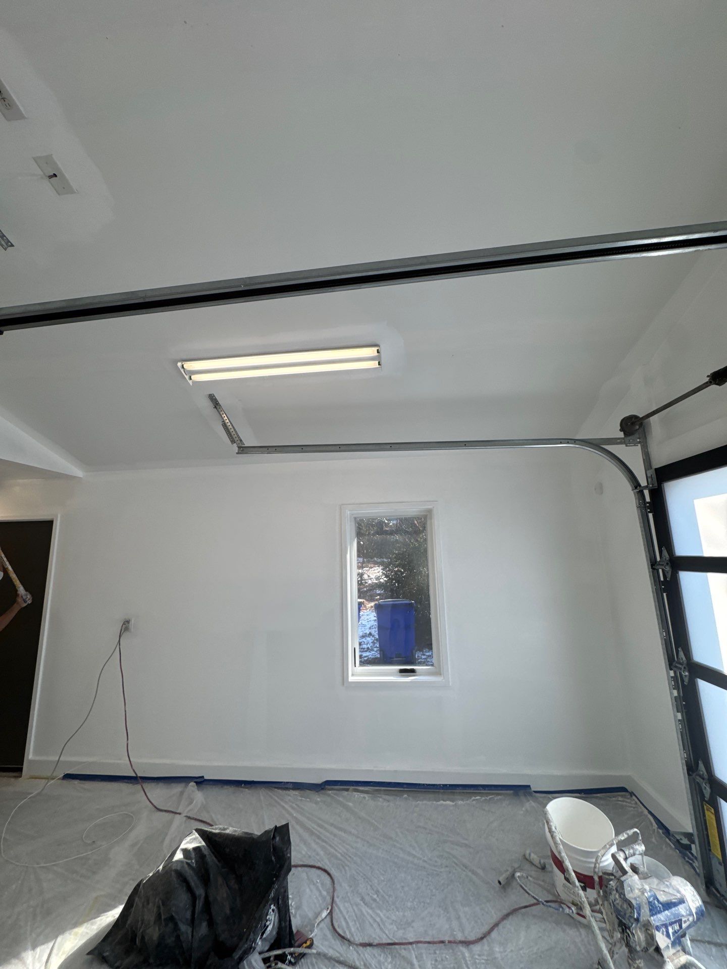 Drywall repair and repaint by GonzalezPainters & Contractors Inc 