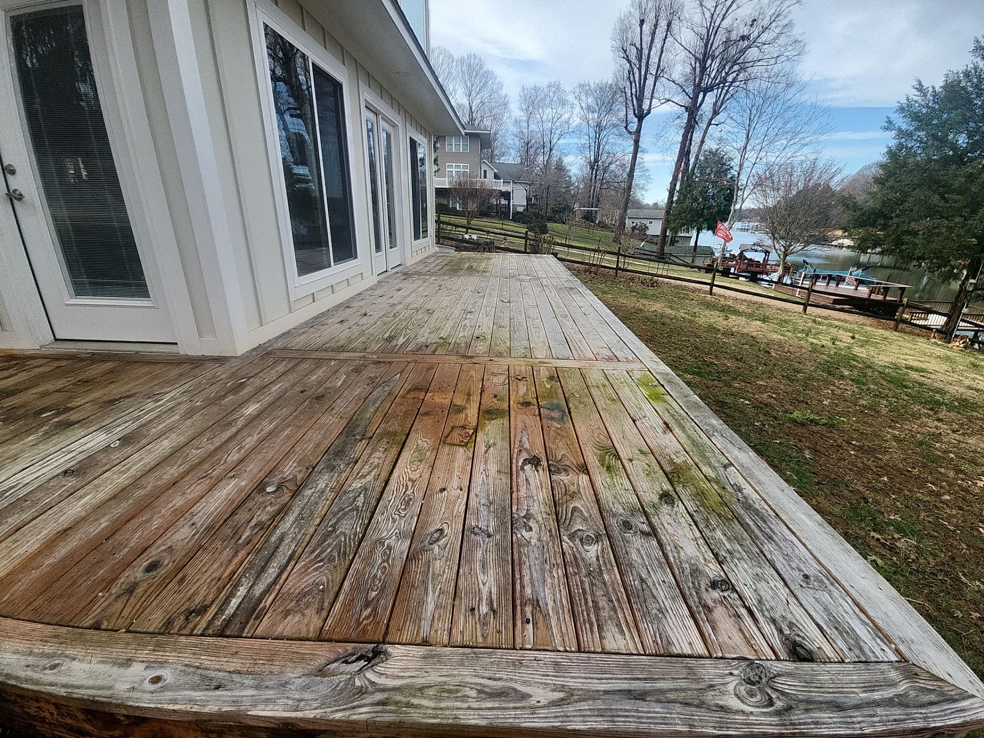 Weathered Deck using Wood Sealant by DuraSeal