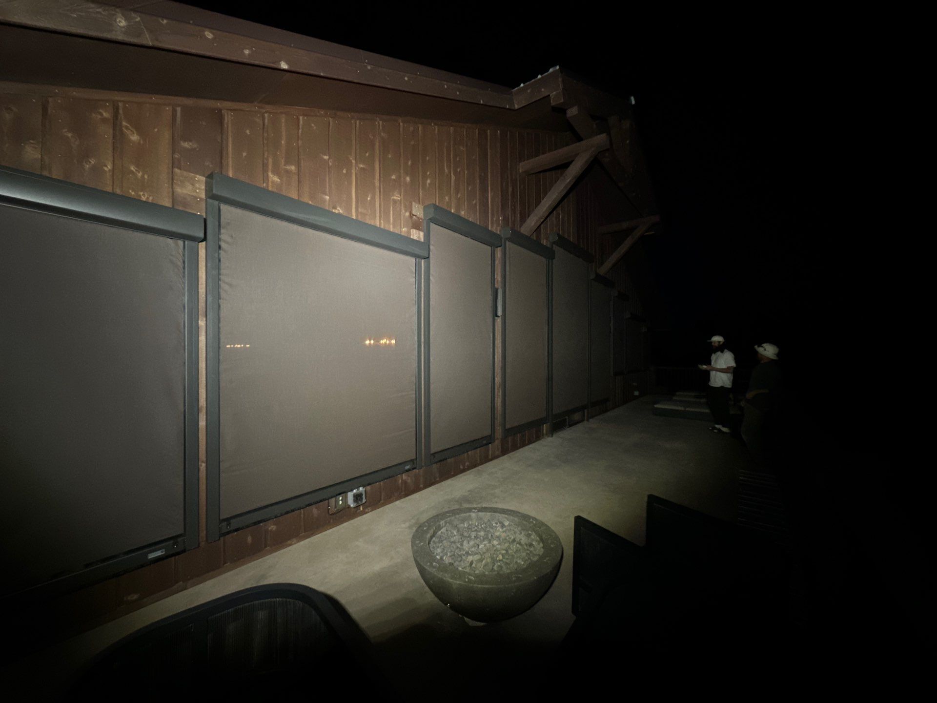 Motorized Screens using Progressive MagnaTrack Screens by Outdoor Solutions Colorado