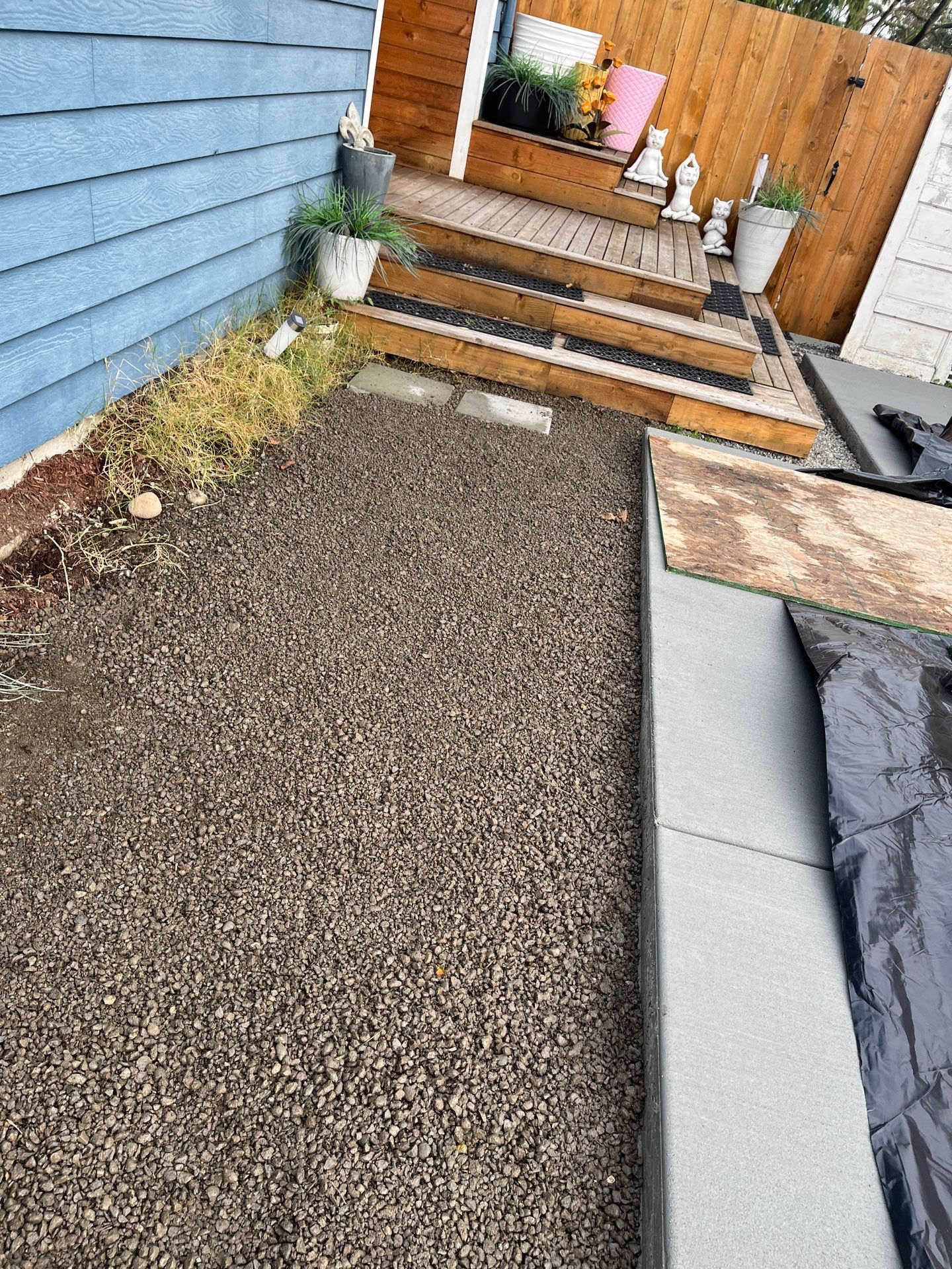 Concrete Driveway & Landscaping Project | Everett by Jireh Asphalt & Concrete Inc 