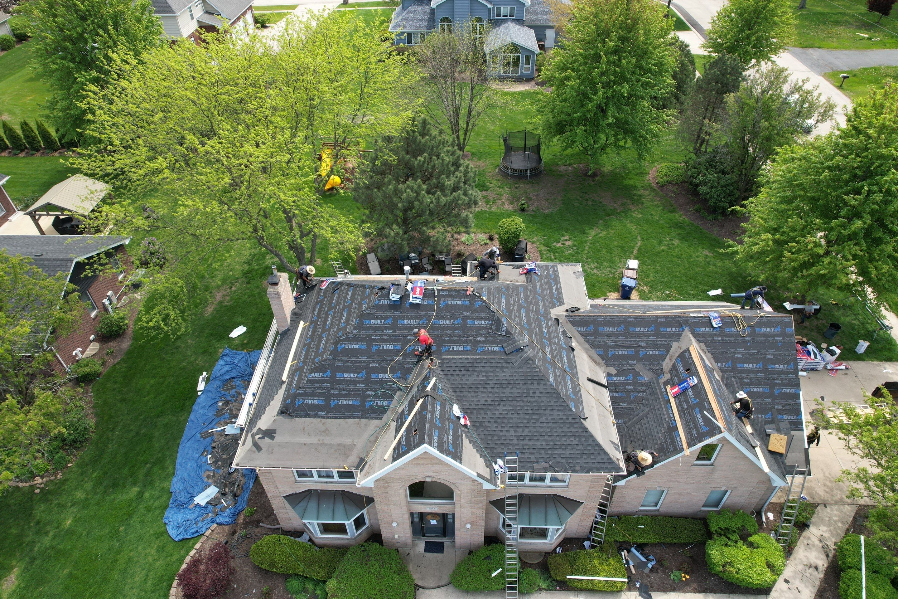 Roofing using GAF by Optimal Home Improvement 