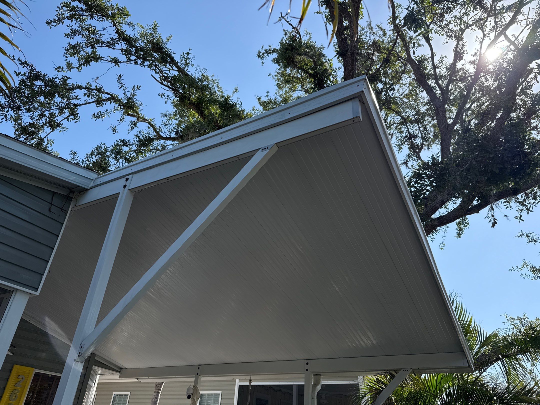 Mobile Home House Wash & Screened Porch Cleaning | Fisherman’s Cove RV Park | Terra Ceia, FL by Sunshine AquaWash