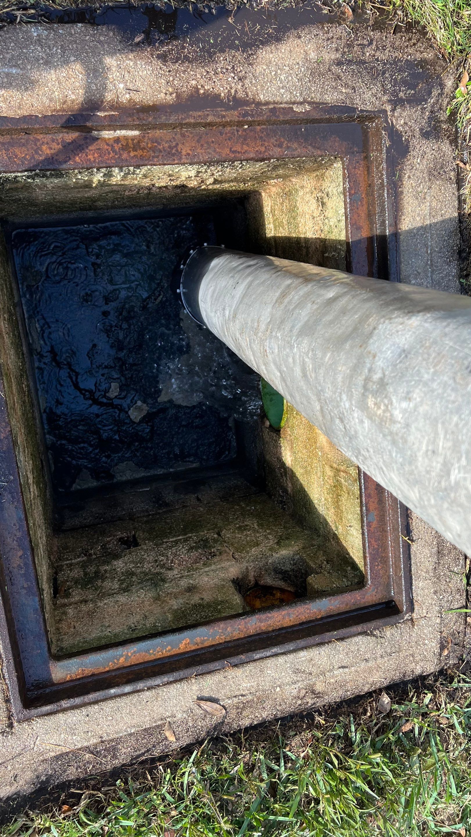 Naples Private Airport Community Catch Basin Cleaning by APS Power & Water