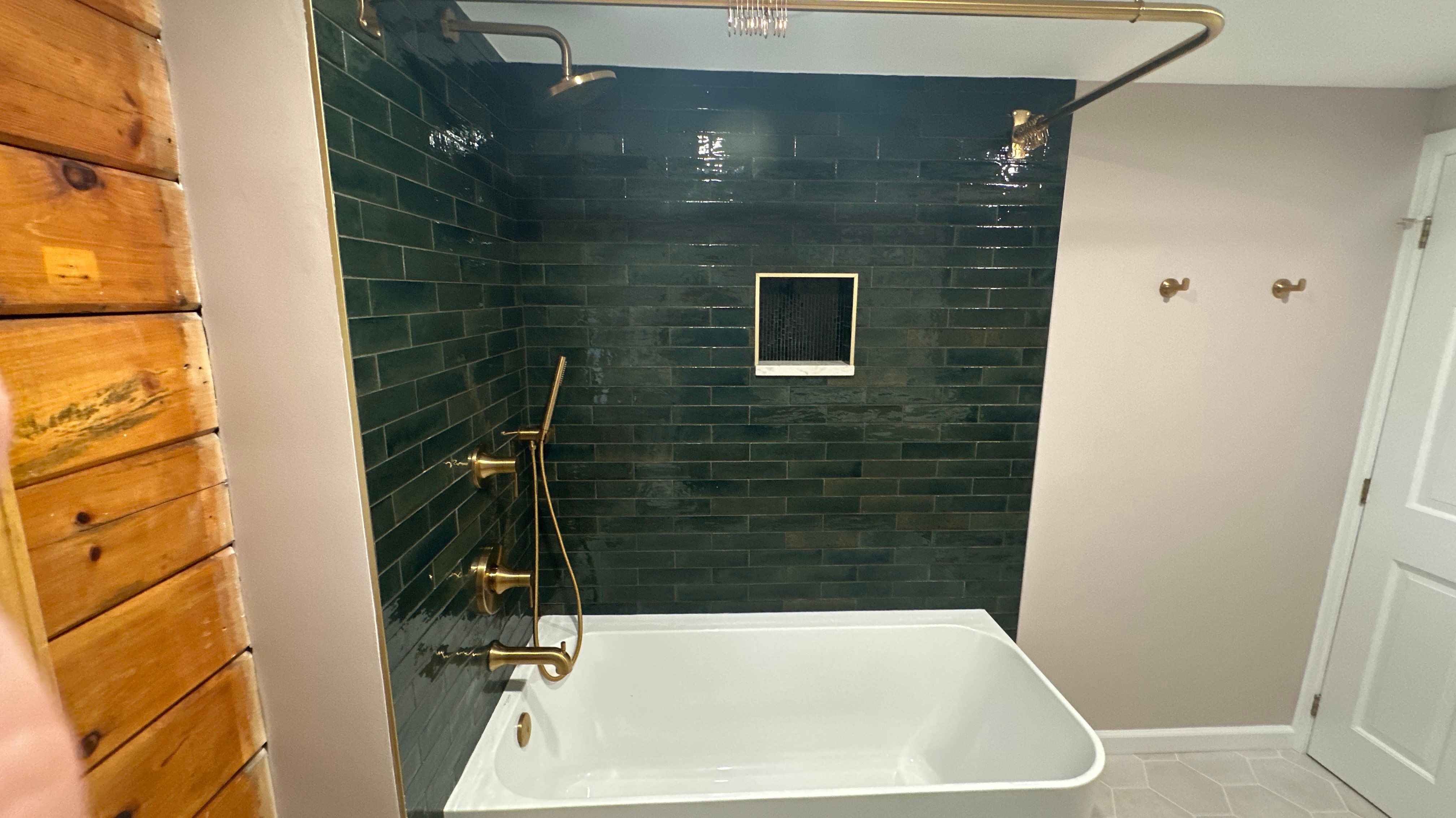 Brandt Double Bathroom Remodel by Integrity Tile and Home LLC