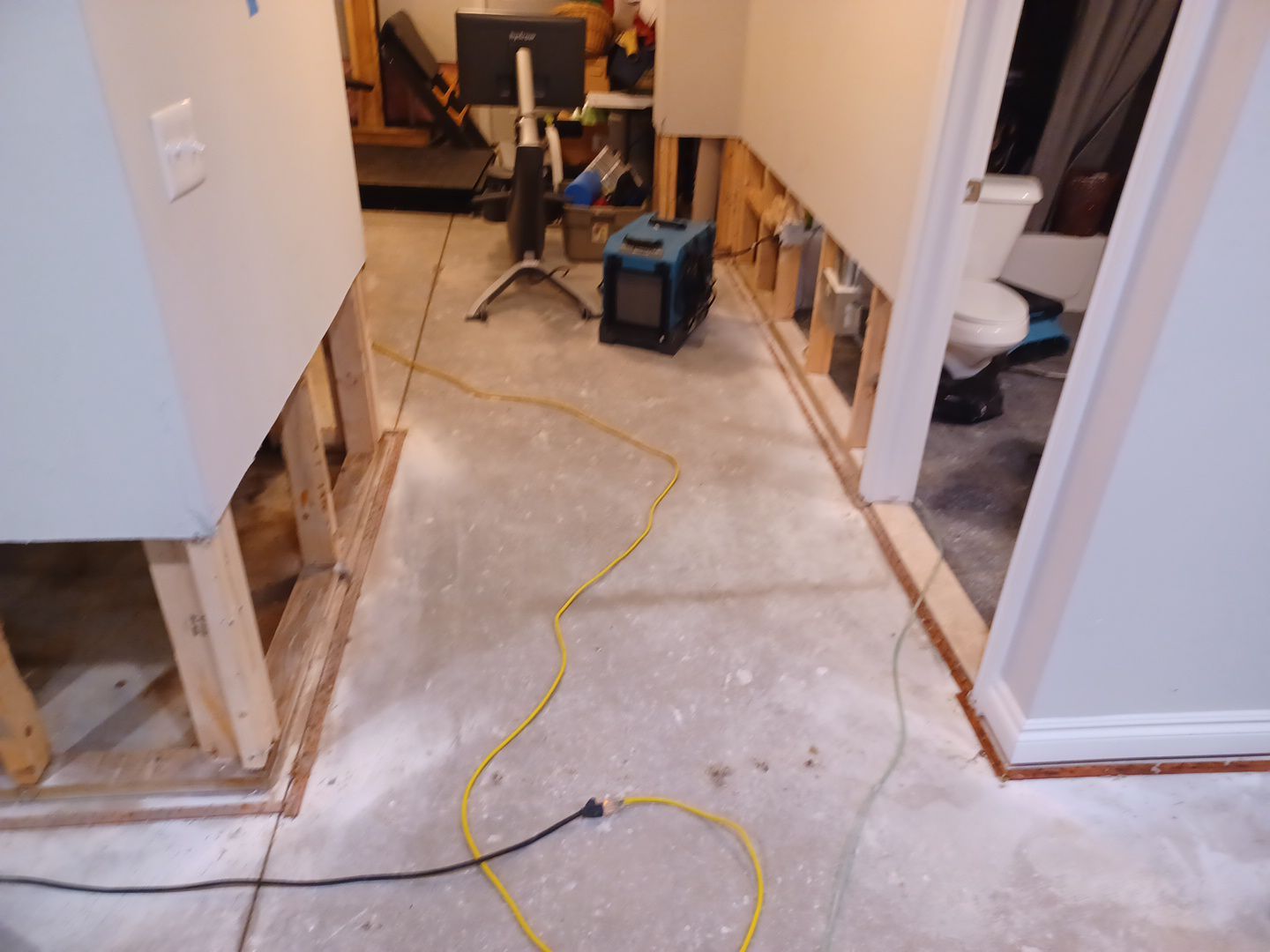 Project in South Lyon by EzDry Water Mitigation & Property Restoration