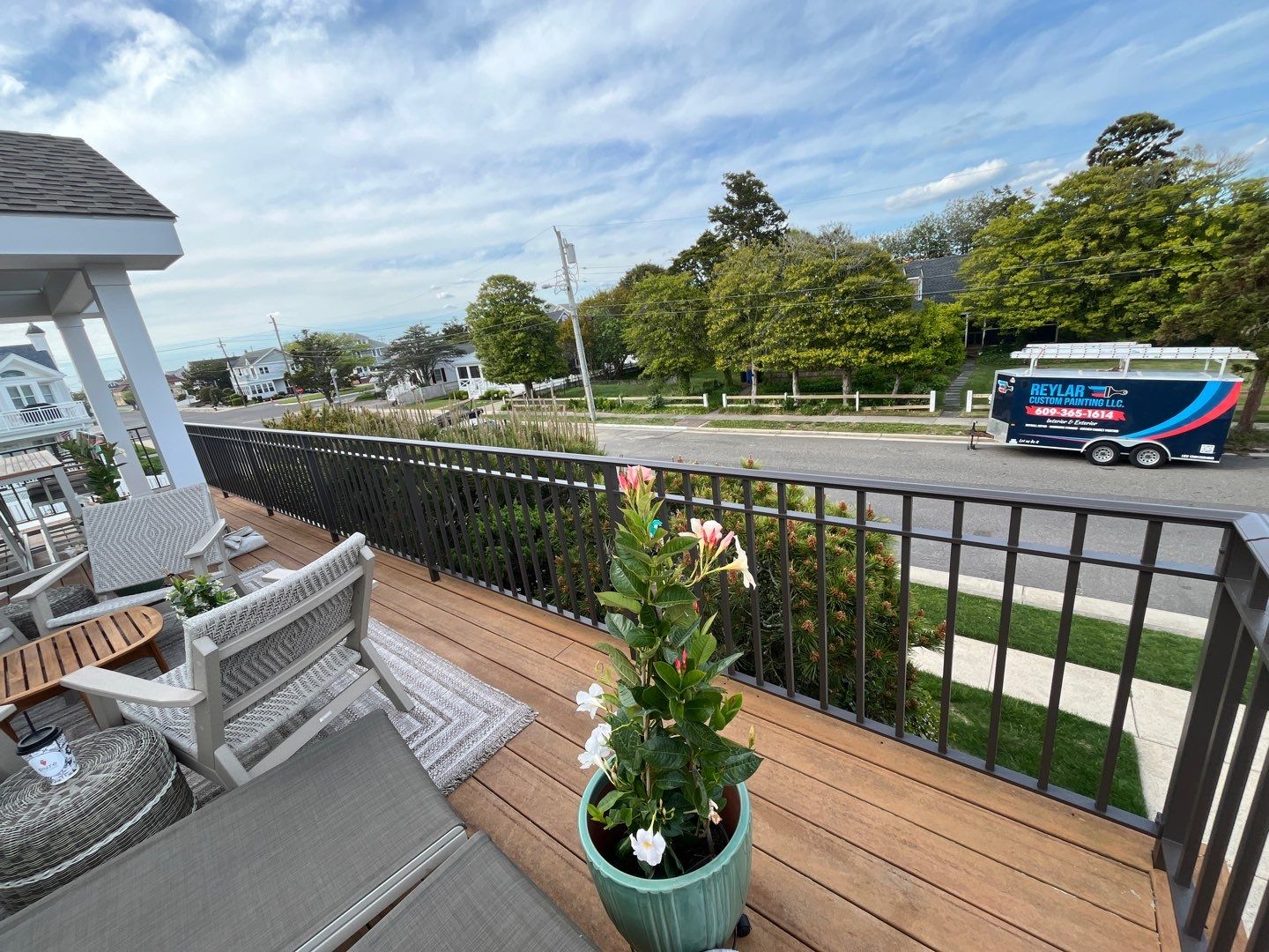 Shiplap Wall, Stairs Treads & Railings by FreshCoat Works LLC