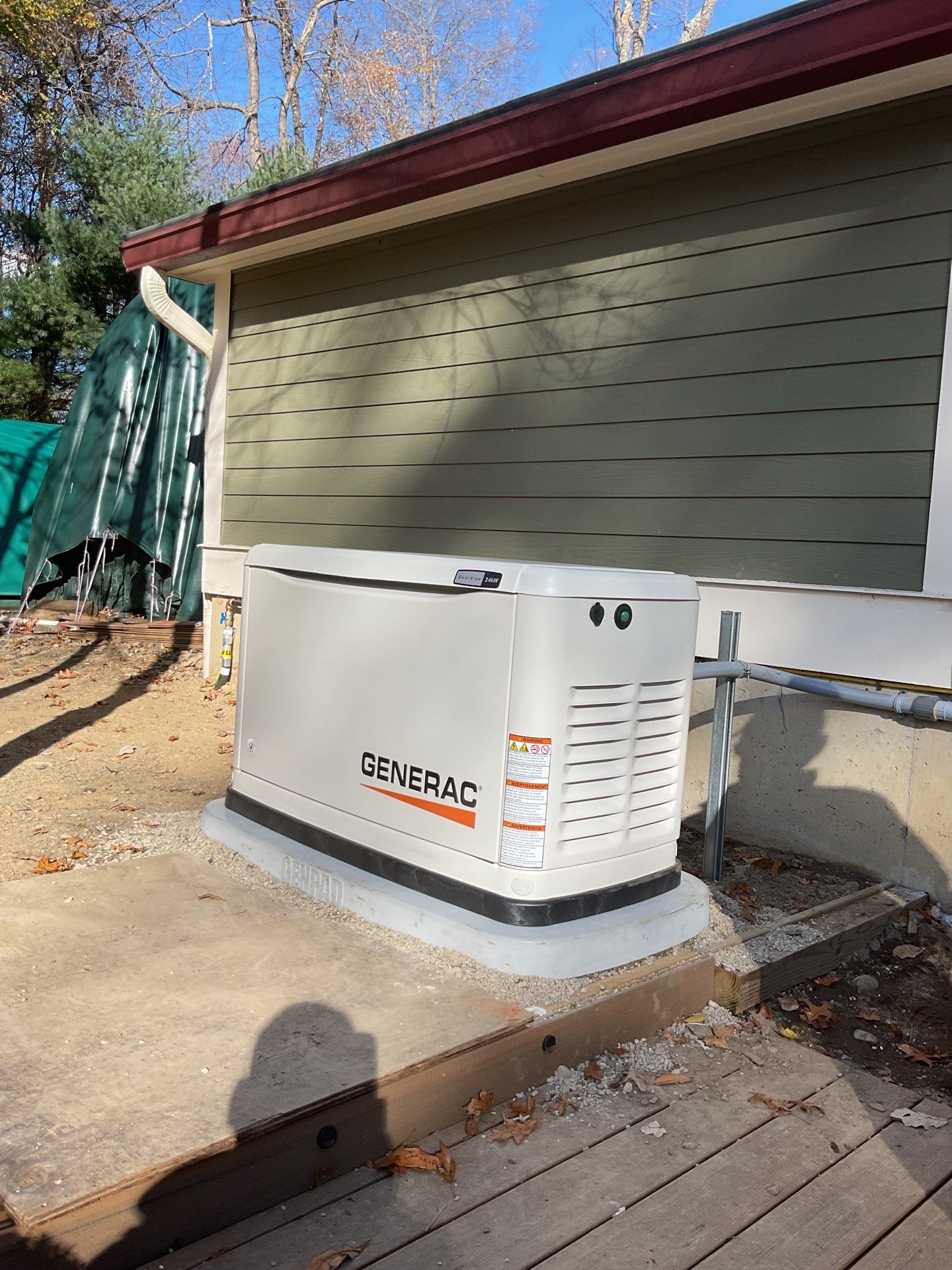 24kW Generac Generator Installed with Transfer Switch by ZAM Electric