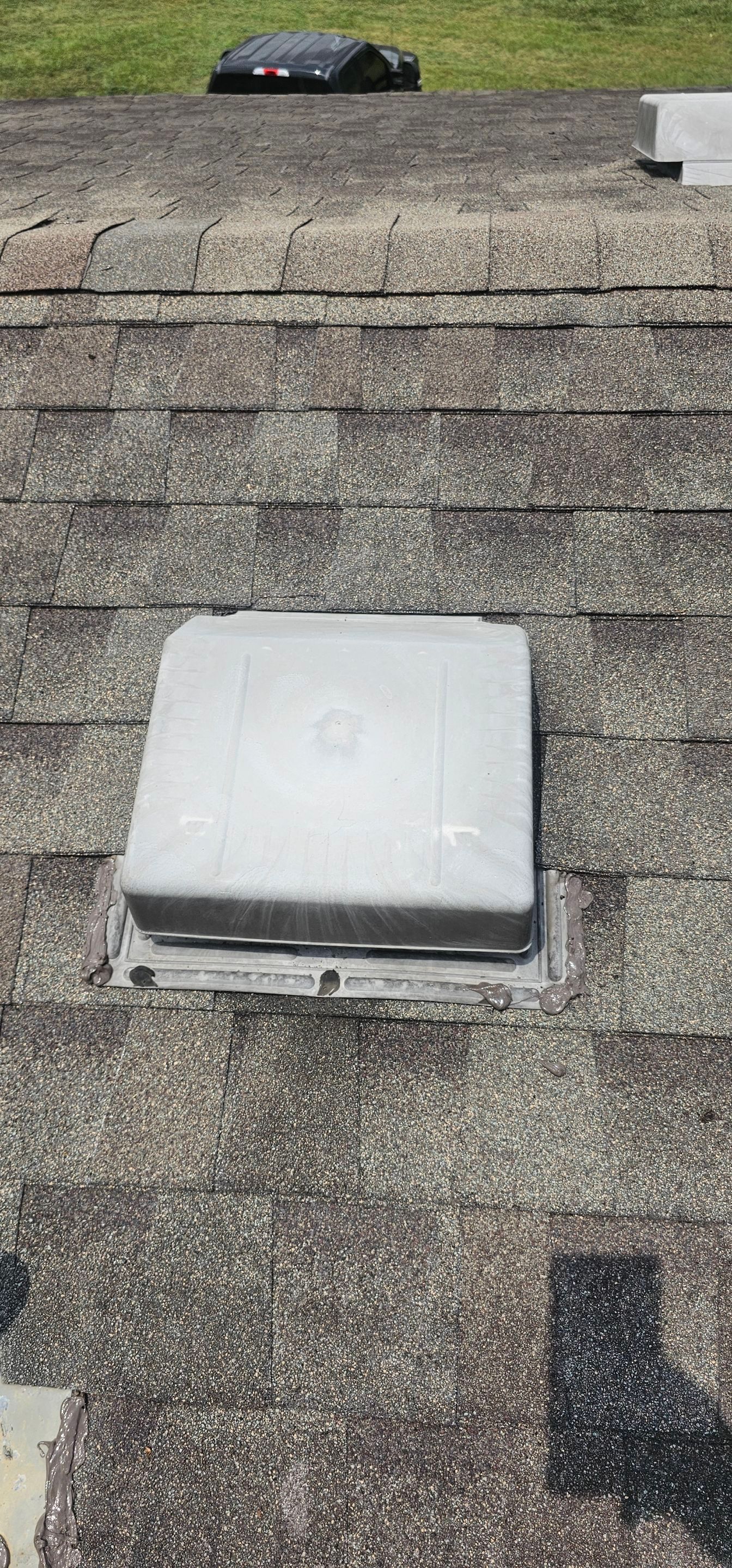 Hail Damage using Owen's Corning Duration (Lifetime) Shingles by Roof Repair Company