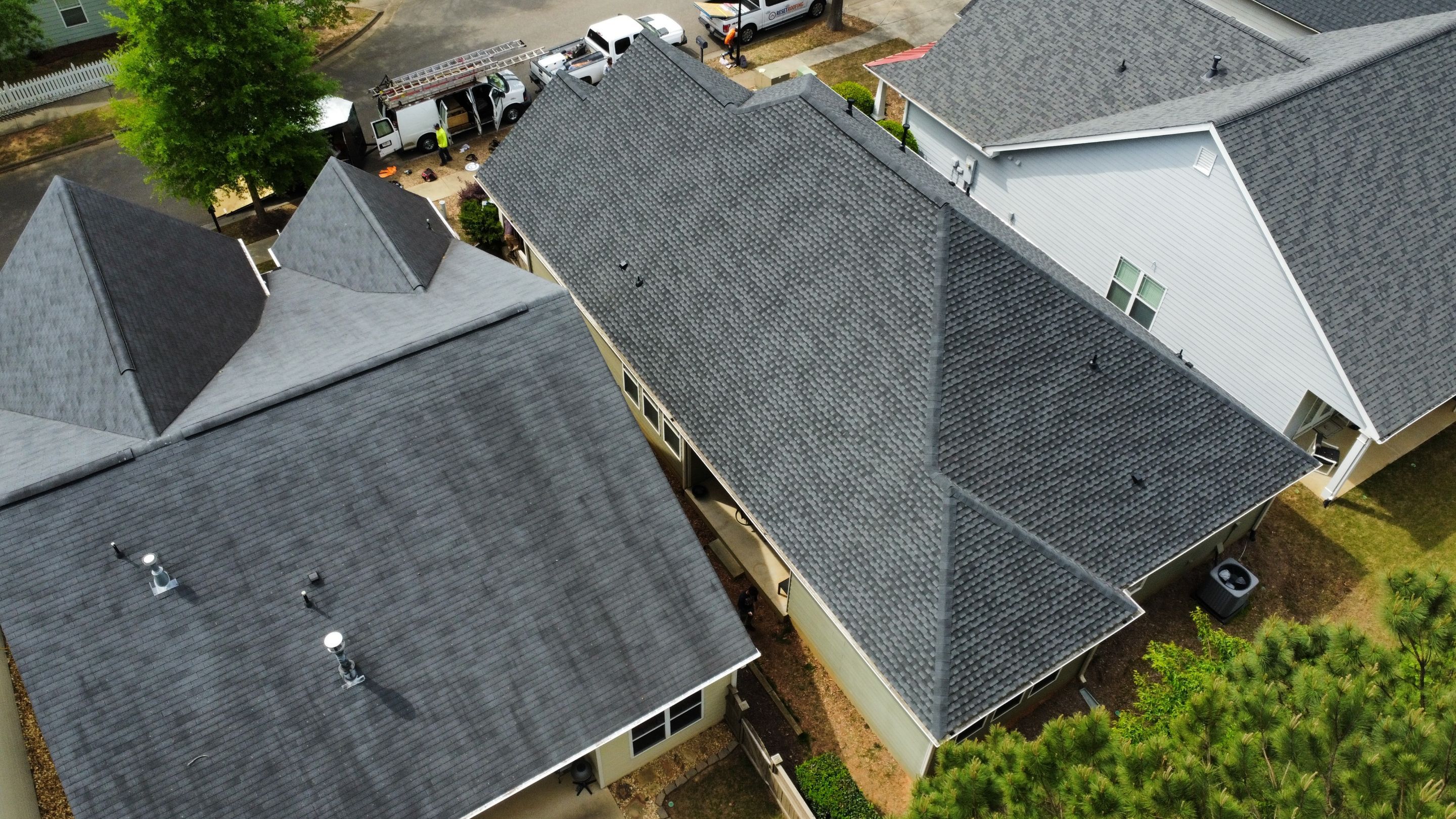 Canton, GA Roof Replacement GAF Timberline UHDZ Charcoal by Reset Roofing