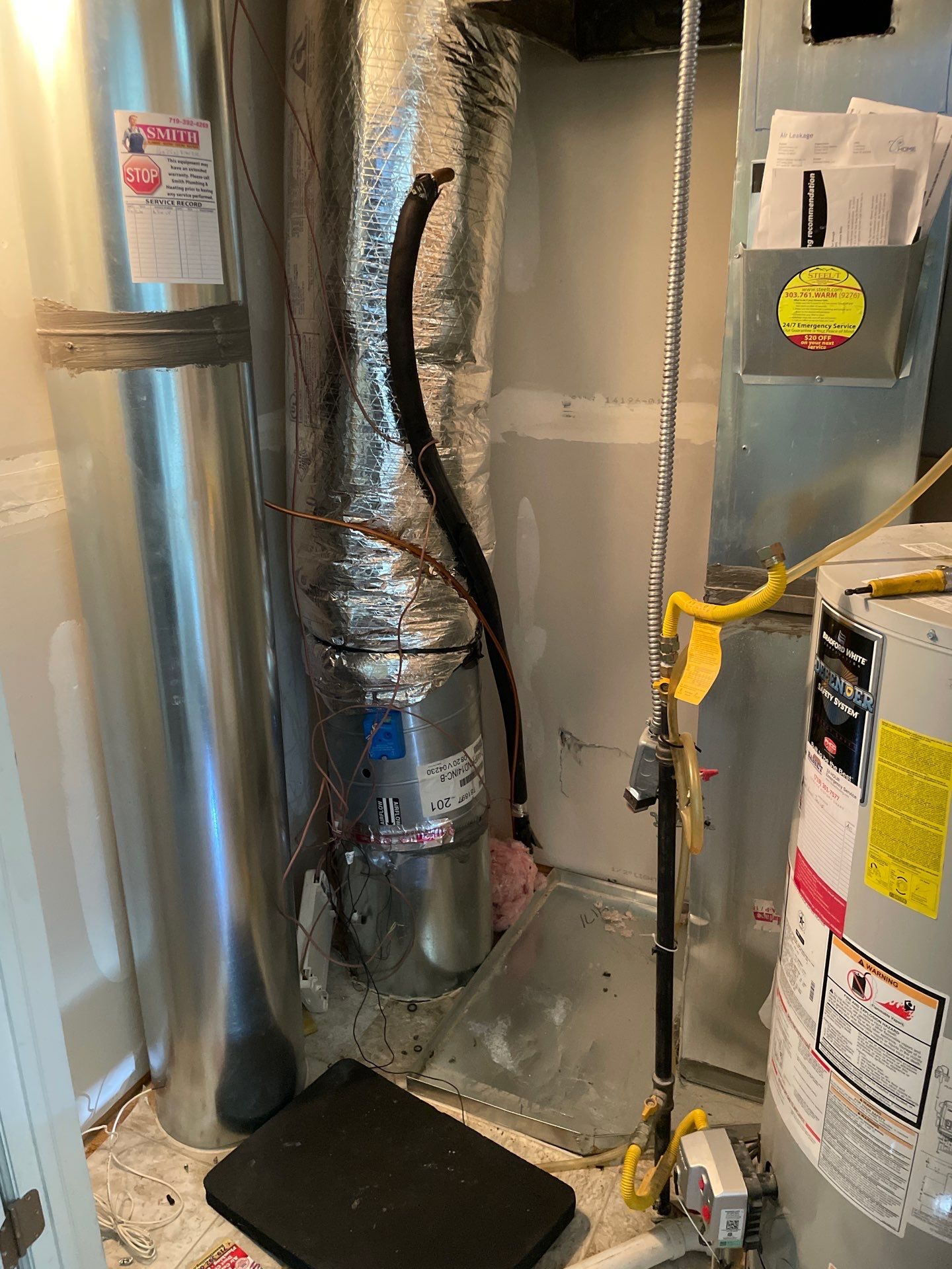 Replaced Furnace and Air Conditioning  by Custom Climate Professionals