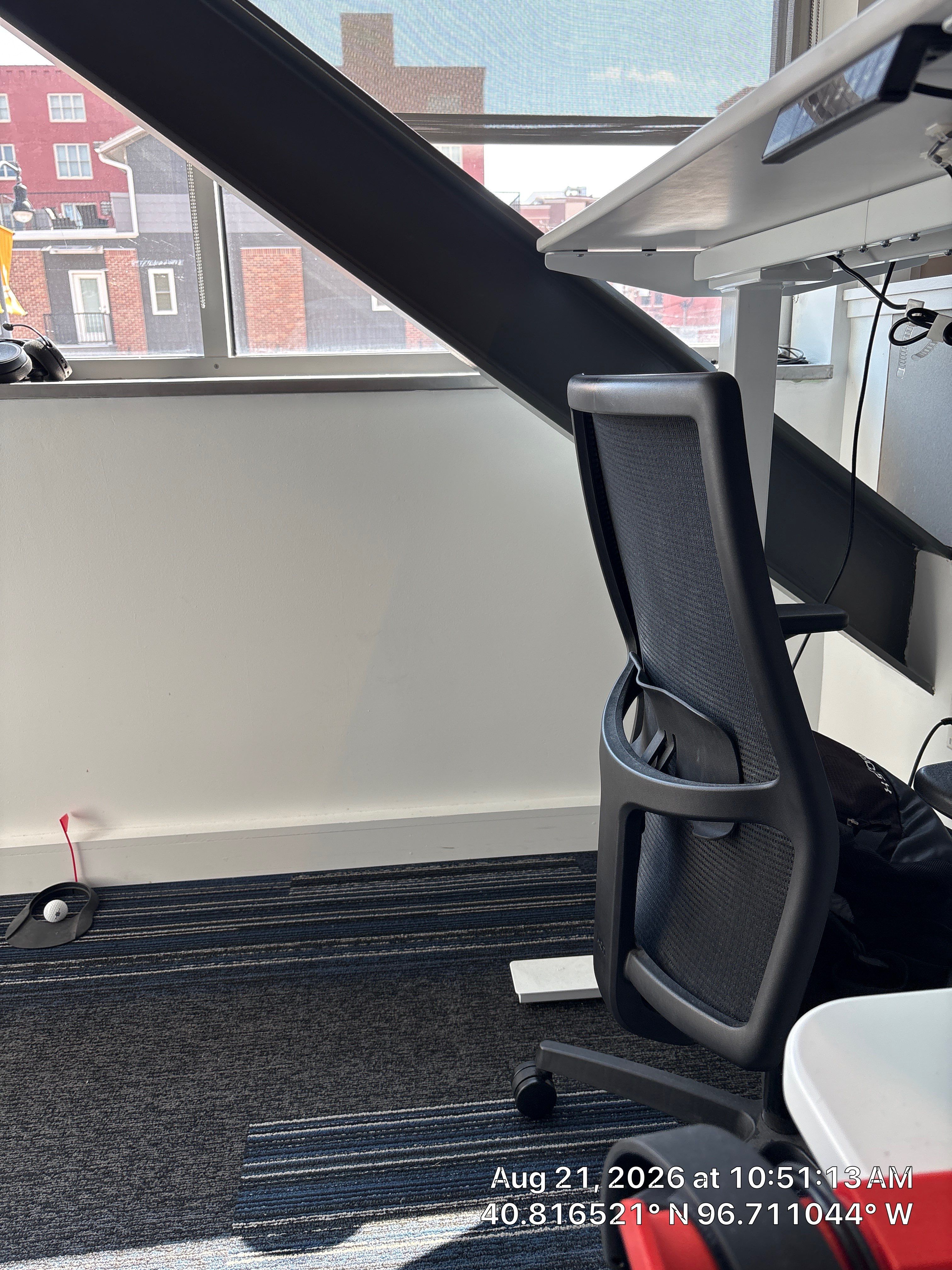 Lincoln Office Renovation Featuring Architectural Wood Baffles and Window Repair by CompanyCam Sales Demo