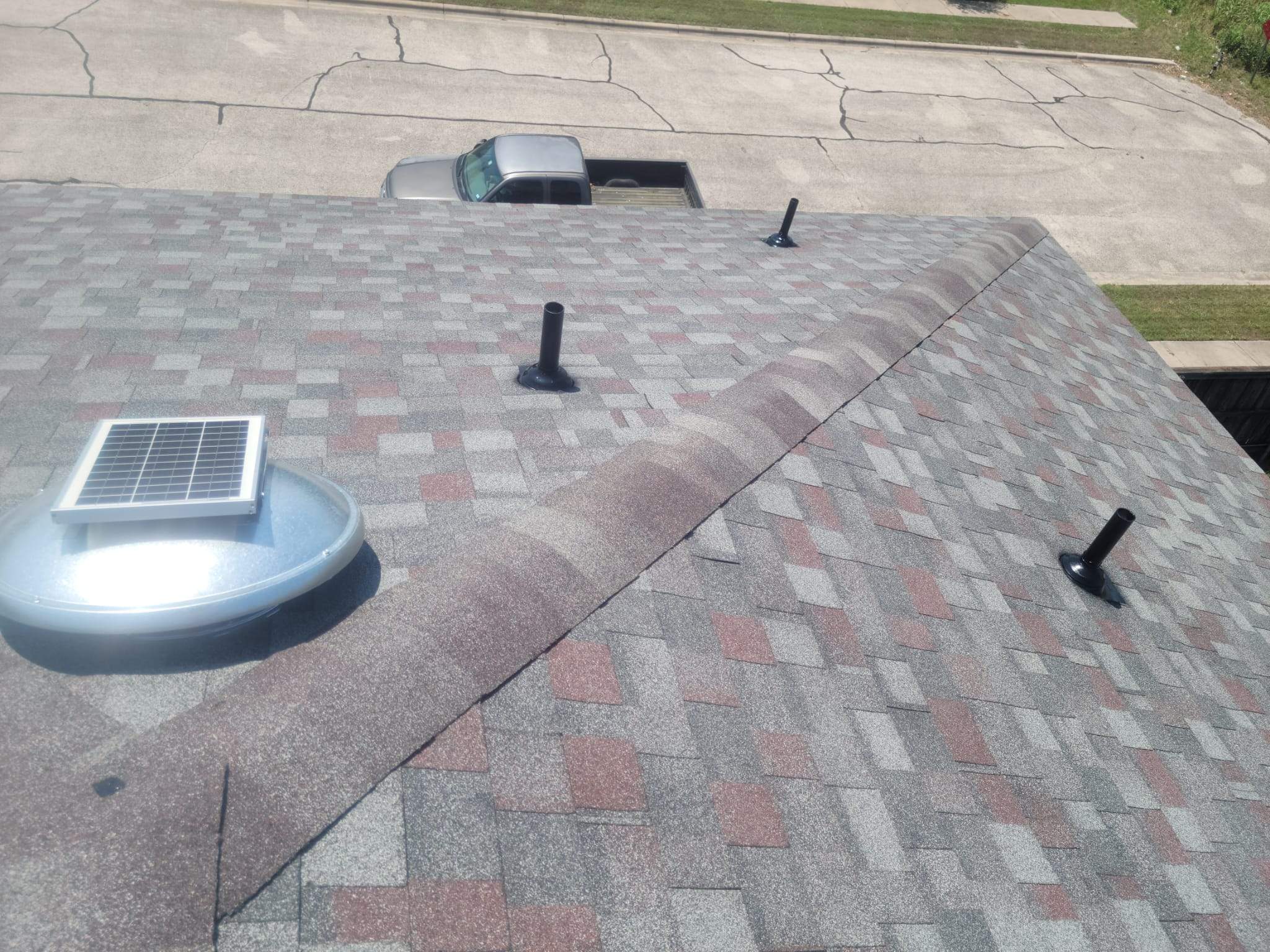 Residential Roofing Replacement and Sheathing Upgrade in Manor by Caliber Restoration LLC