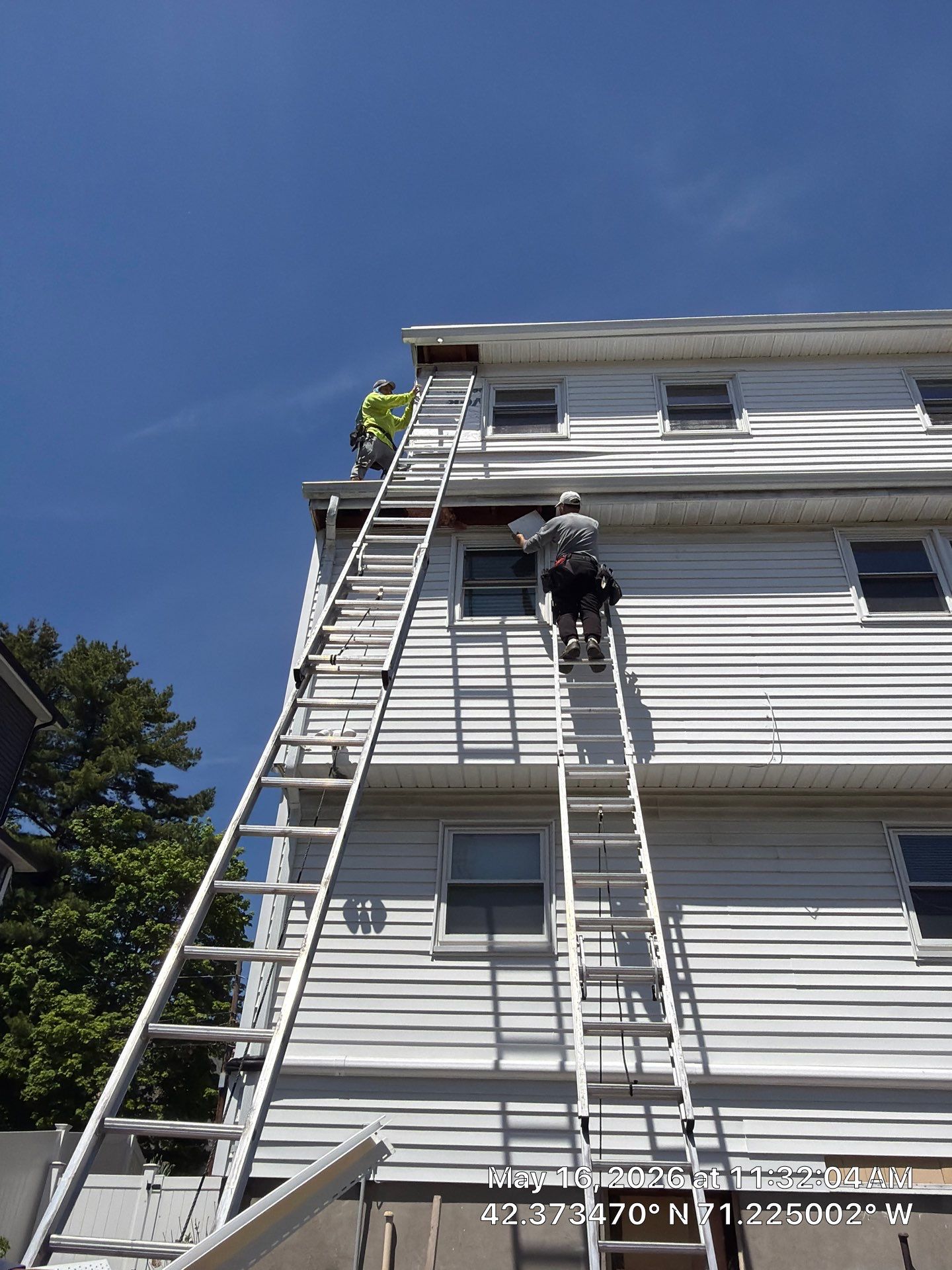 Siding & Soffit Repair — Waltham, MA by Mighty Dog Roofing of Greater Middlesex County