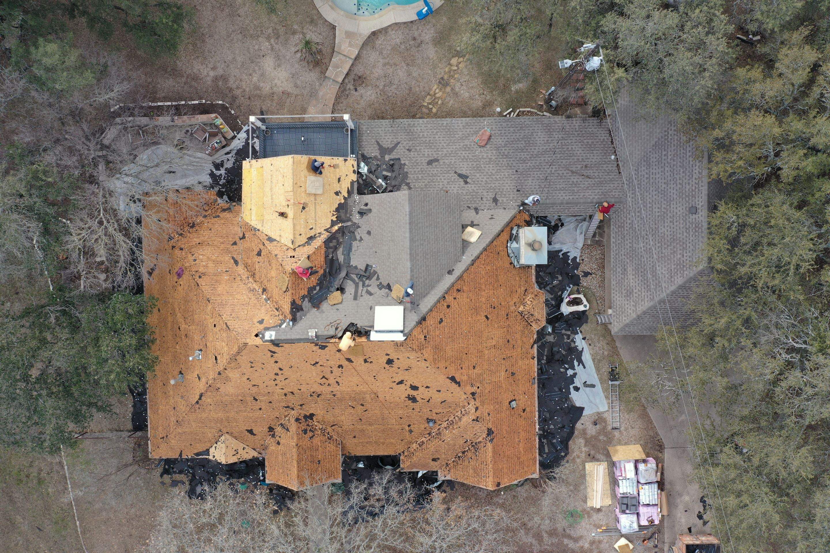 Residential Roof Replacement using Owens Corning Duration by Action Exteriors Austin
