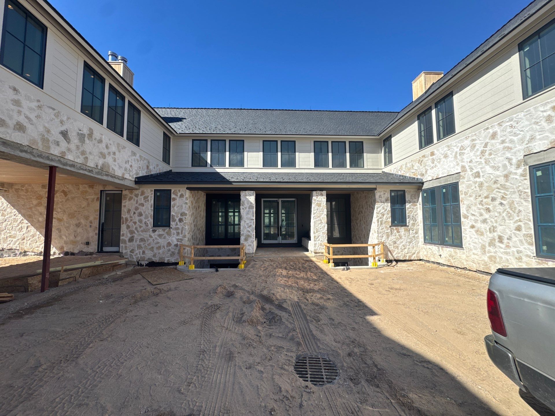 Half Round Gutter Installation for Petoskey Residence by Rainbow Seamless Systems
