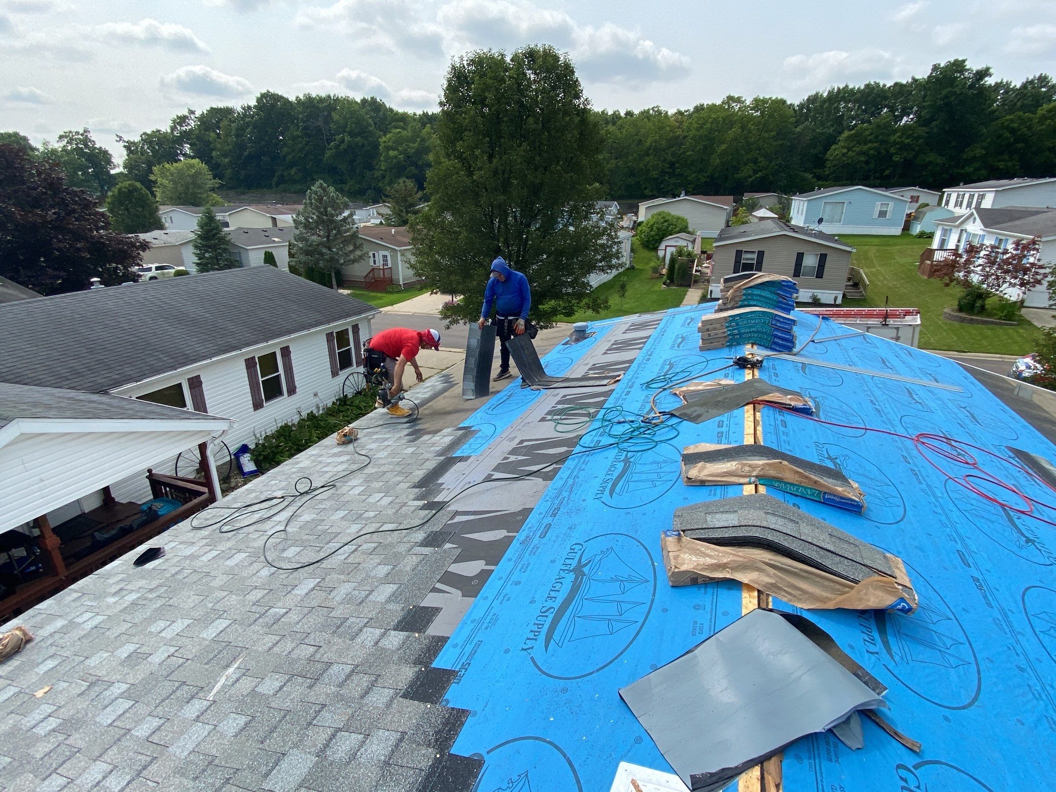 Roof Replacement using CertainTeed Landmark by 180 Contractors