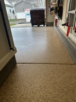 Garage Floor Coating using Waxwing