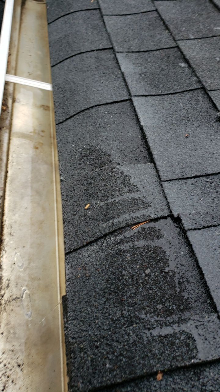Gutter Cleaning using water by Power Wash Masters LLC