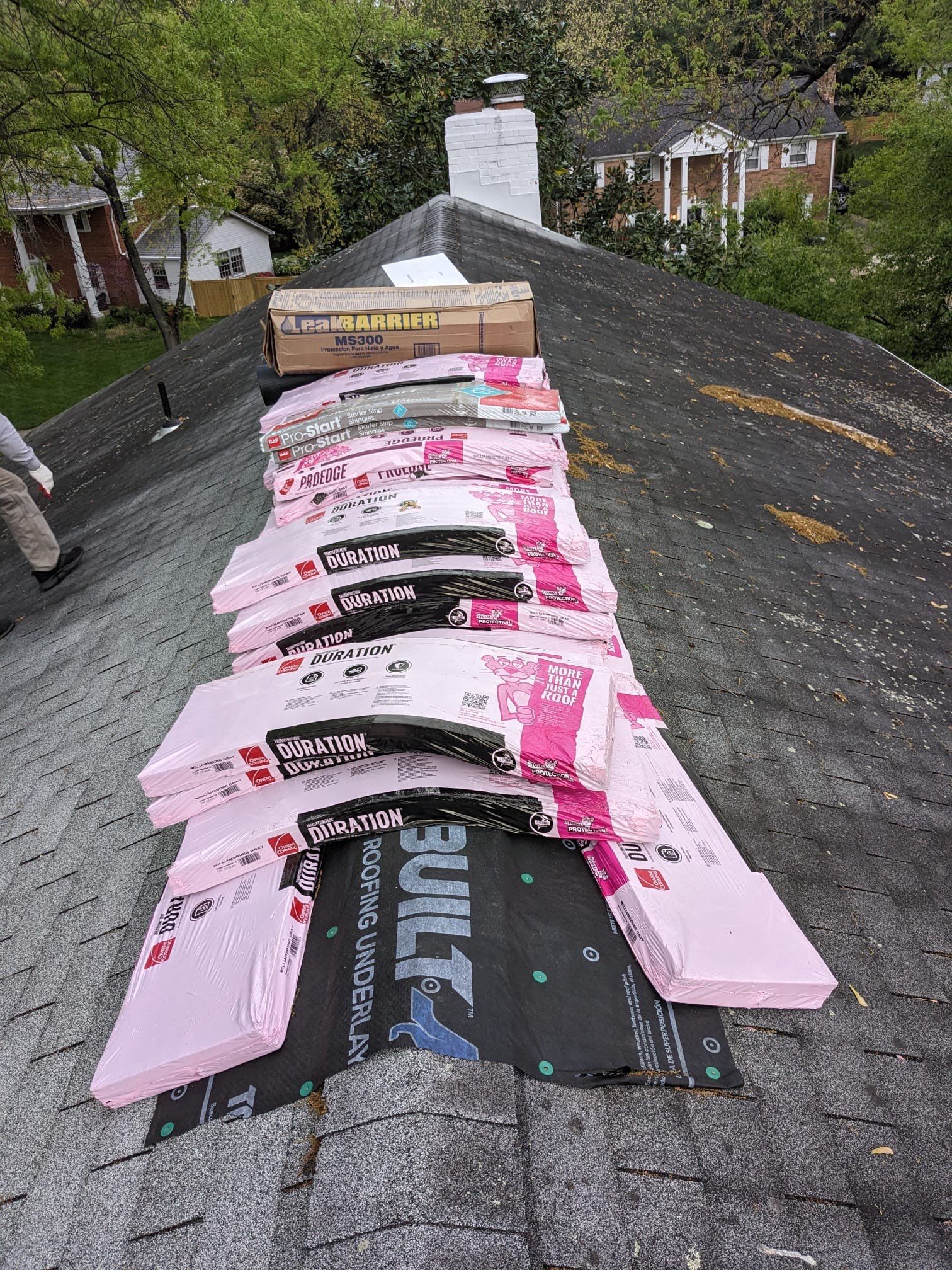 Residential Roof Replacement using Owens Corning TrueDefinition Architectural Shingle by RJC General Construction, LLC.