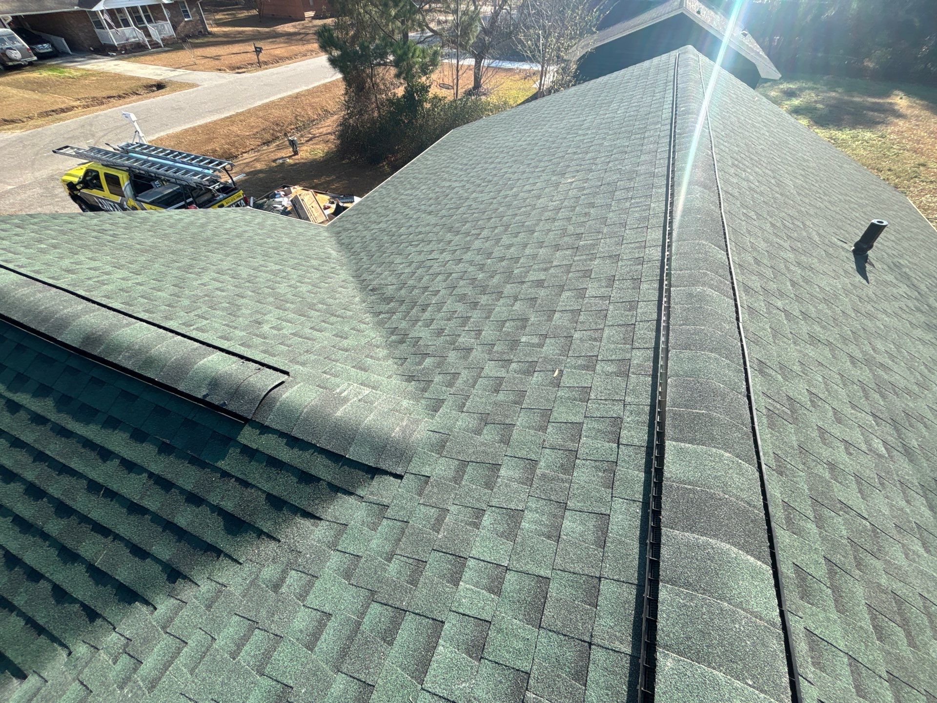GAF HDZ - Hunter Green by Linta Roofing Inc