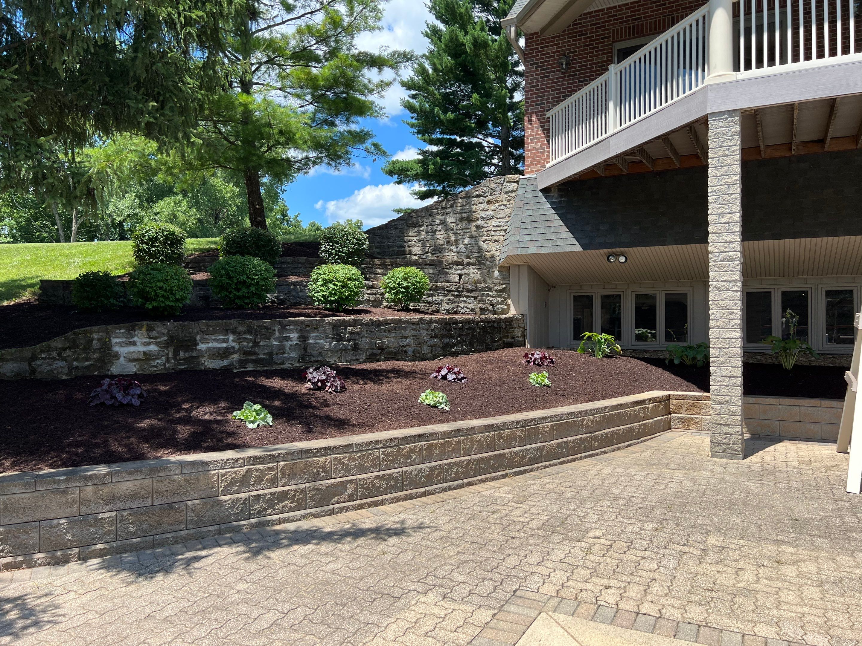 Tear Out, Plant Install & Mulch by Reisenberg’s Lawn & Landscape, LLC