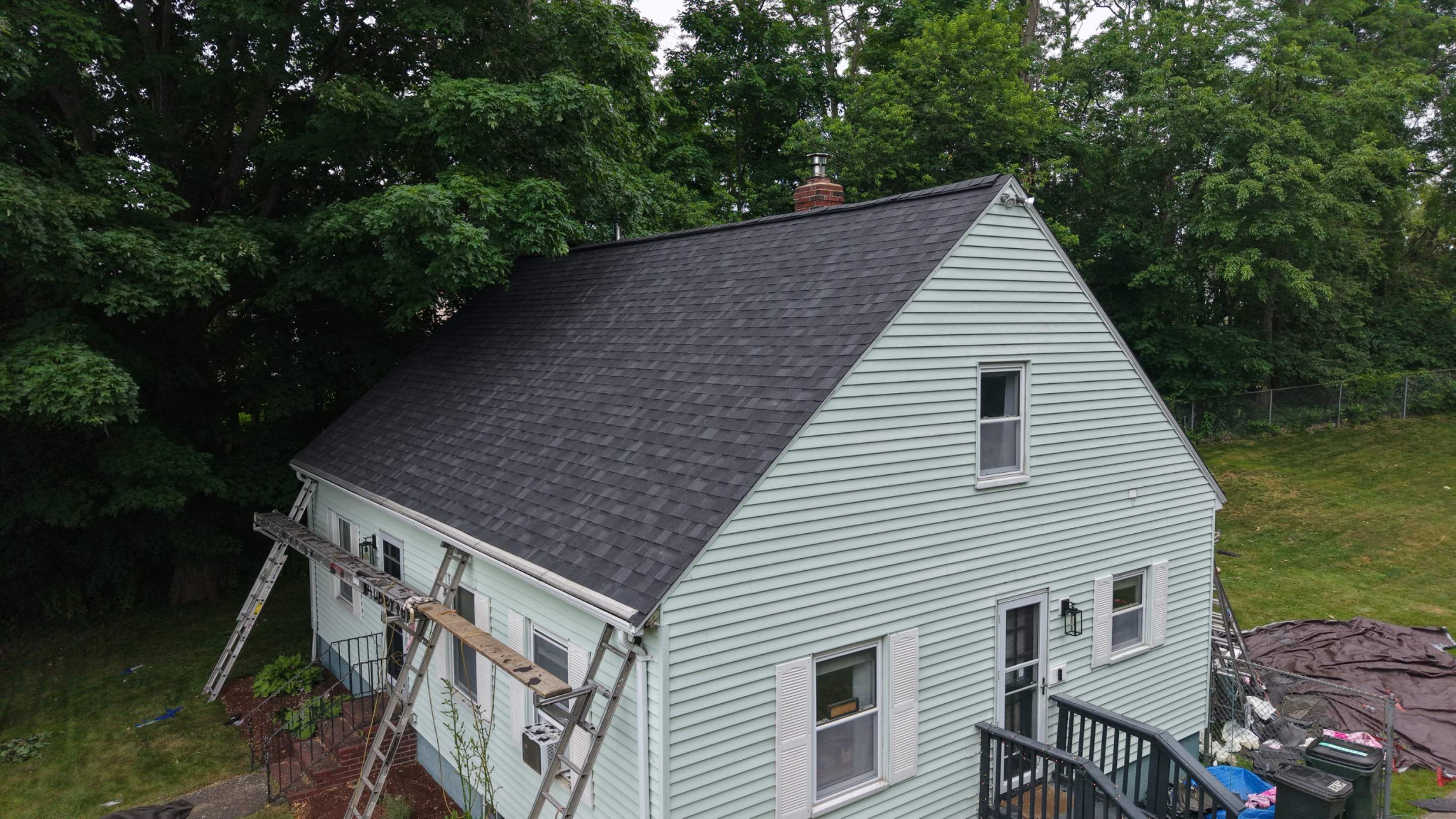 Bold New Look for a Newburyport Home — Full Roof Replacement in Onyx Black by JOHNNYS PRO