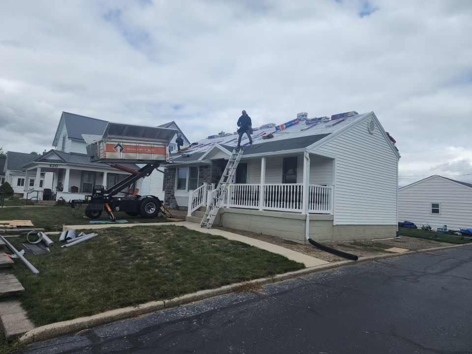 Residential Roofing Installation using GAF Timberline HDZ Pewter Gray by Nitro Roofing and Construction