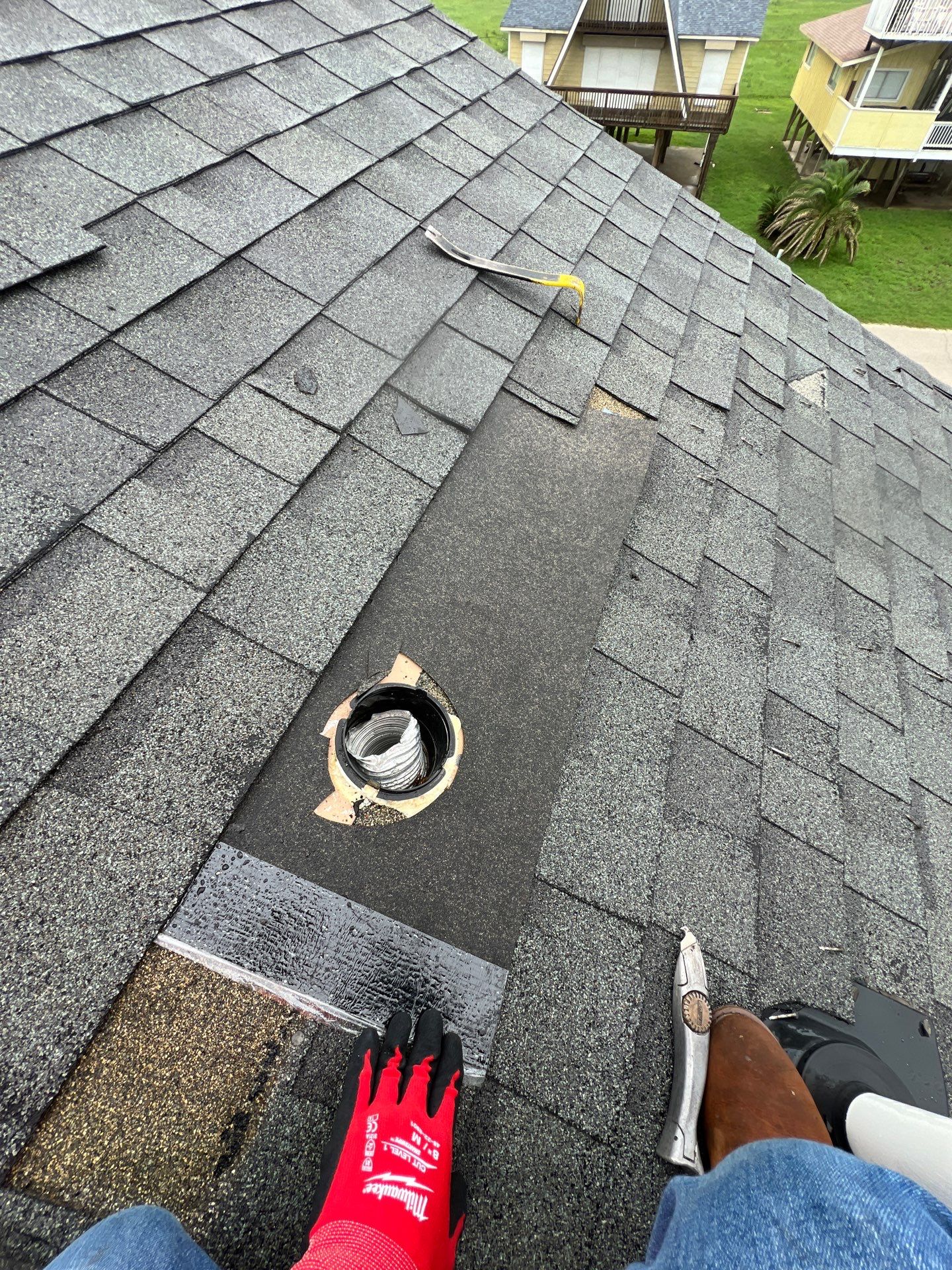 Hail Damage using Owen's Corning Duration (Lifetime) Shingles by Roof Repair Company