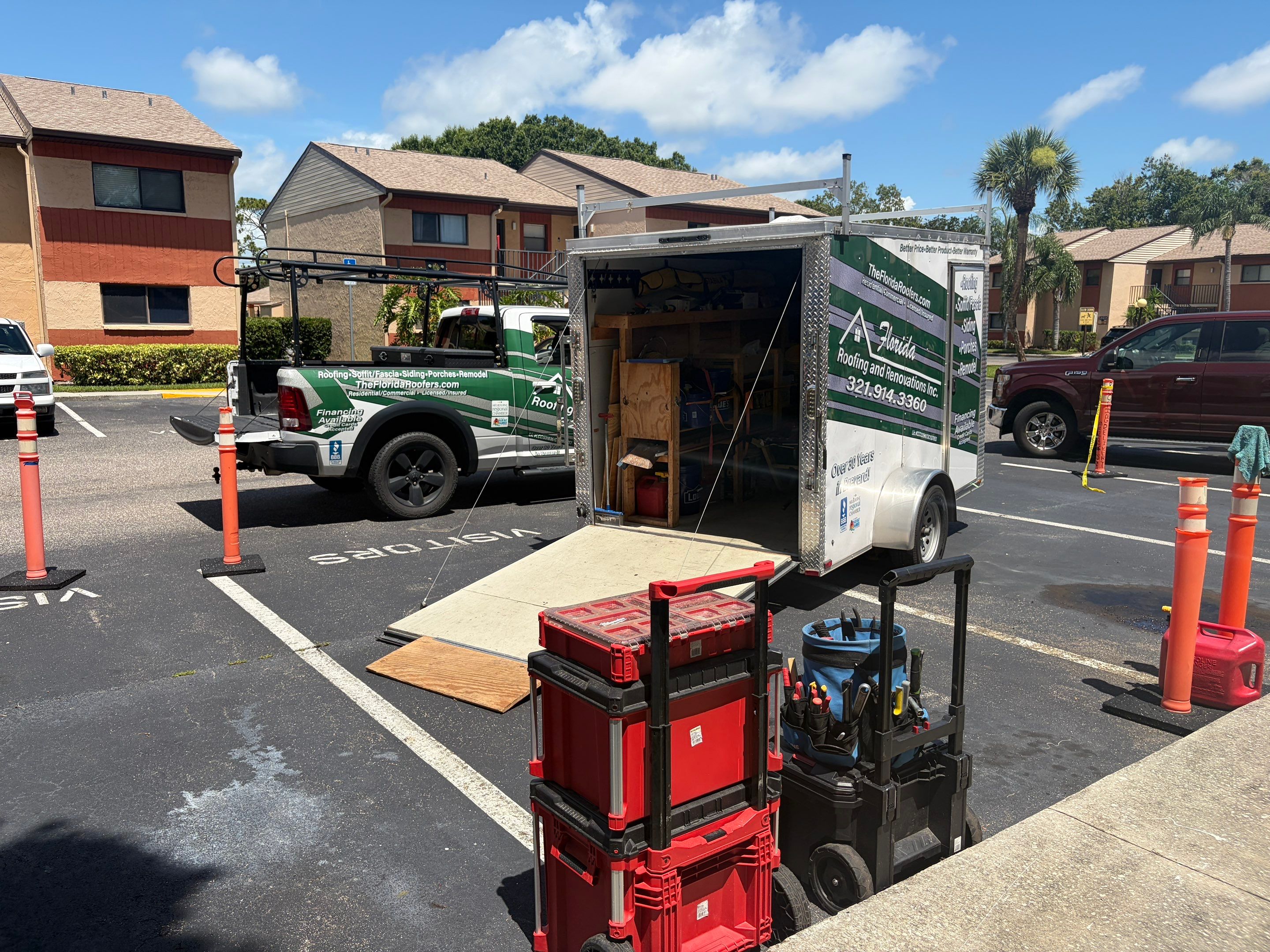 Multi-Family Roof Replacement and Siding Installation in Melbourne by Florida Roofing and Renovations Inc.