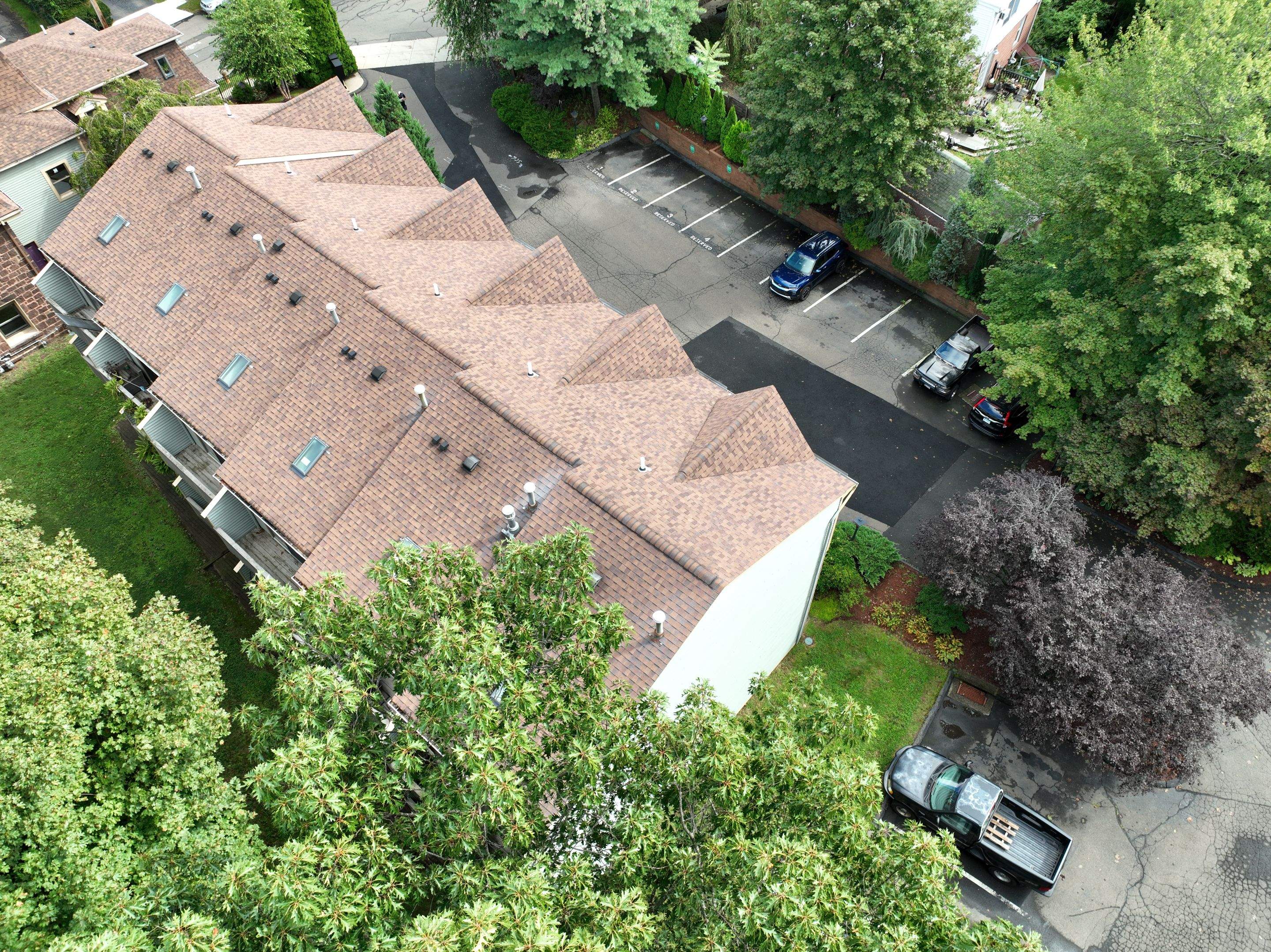 Residential Roofing Installation using Owens Corning Duration Brownwood by A Plus Exterior