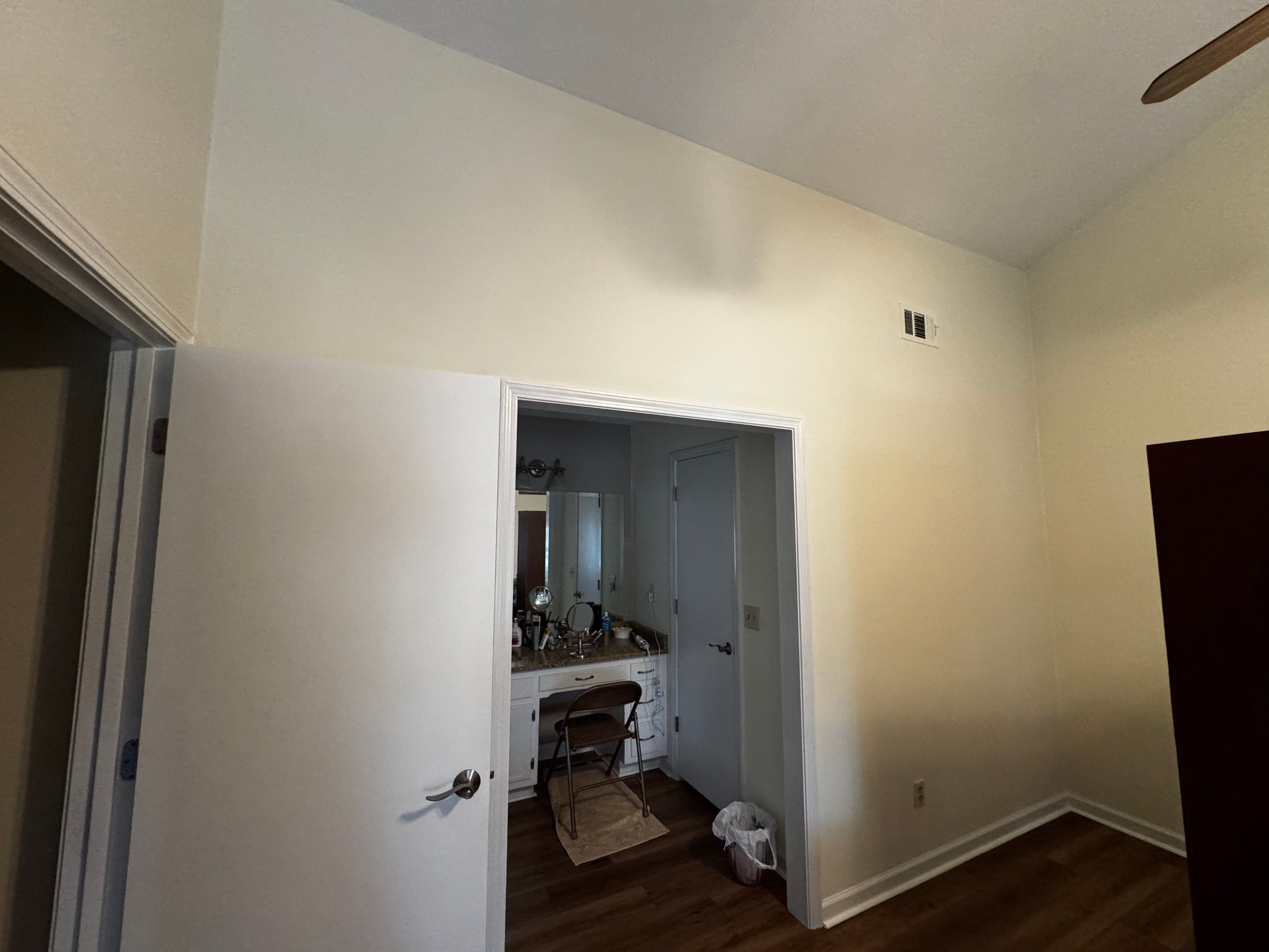 Master Bedroom Crack Repair & Repaint by PGP Surface Solutions, LLC